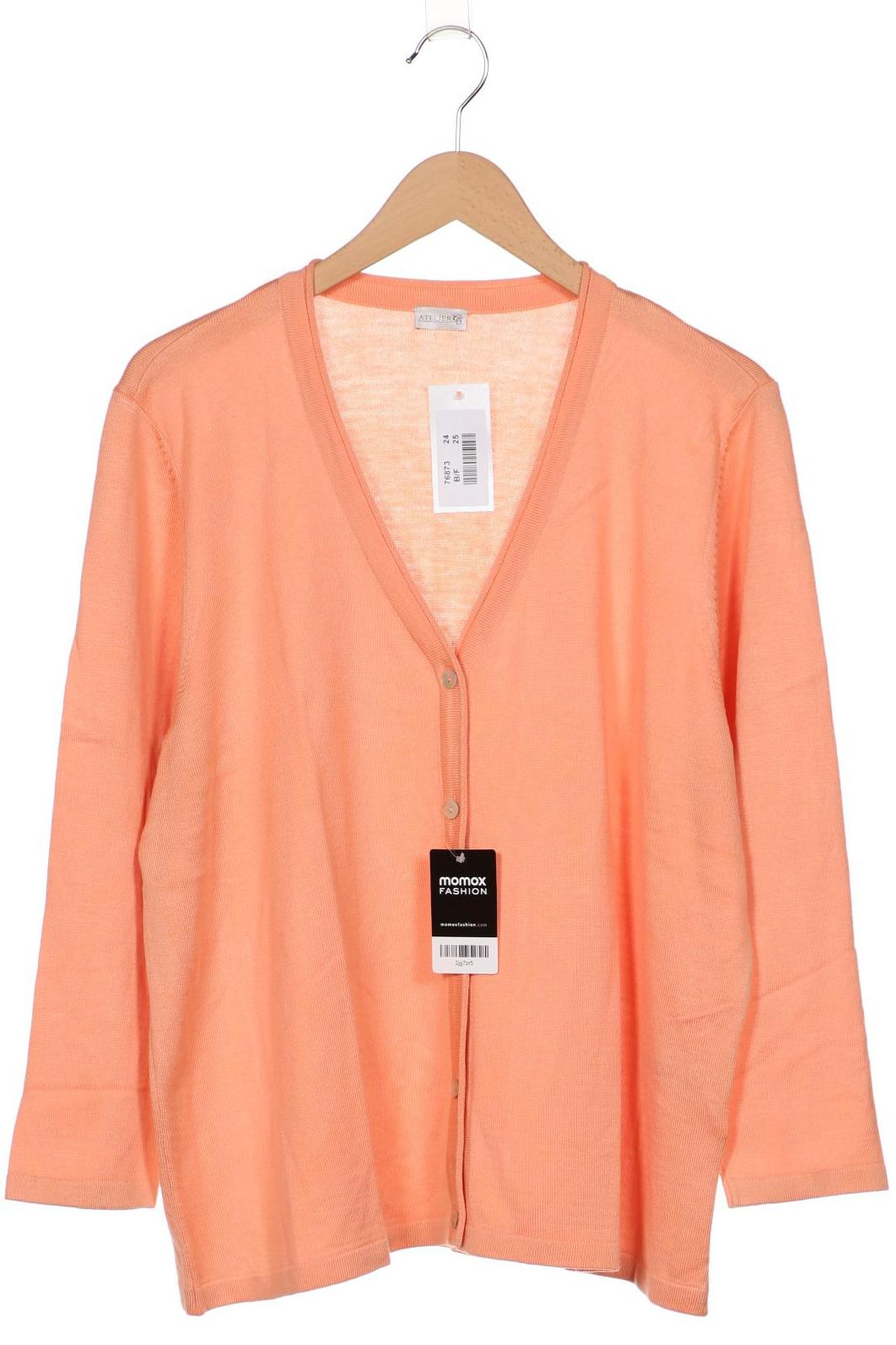

Atelier Goldner Schnitt Damen Strickjacke, orange