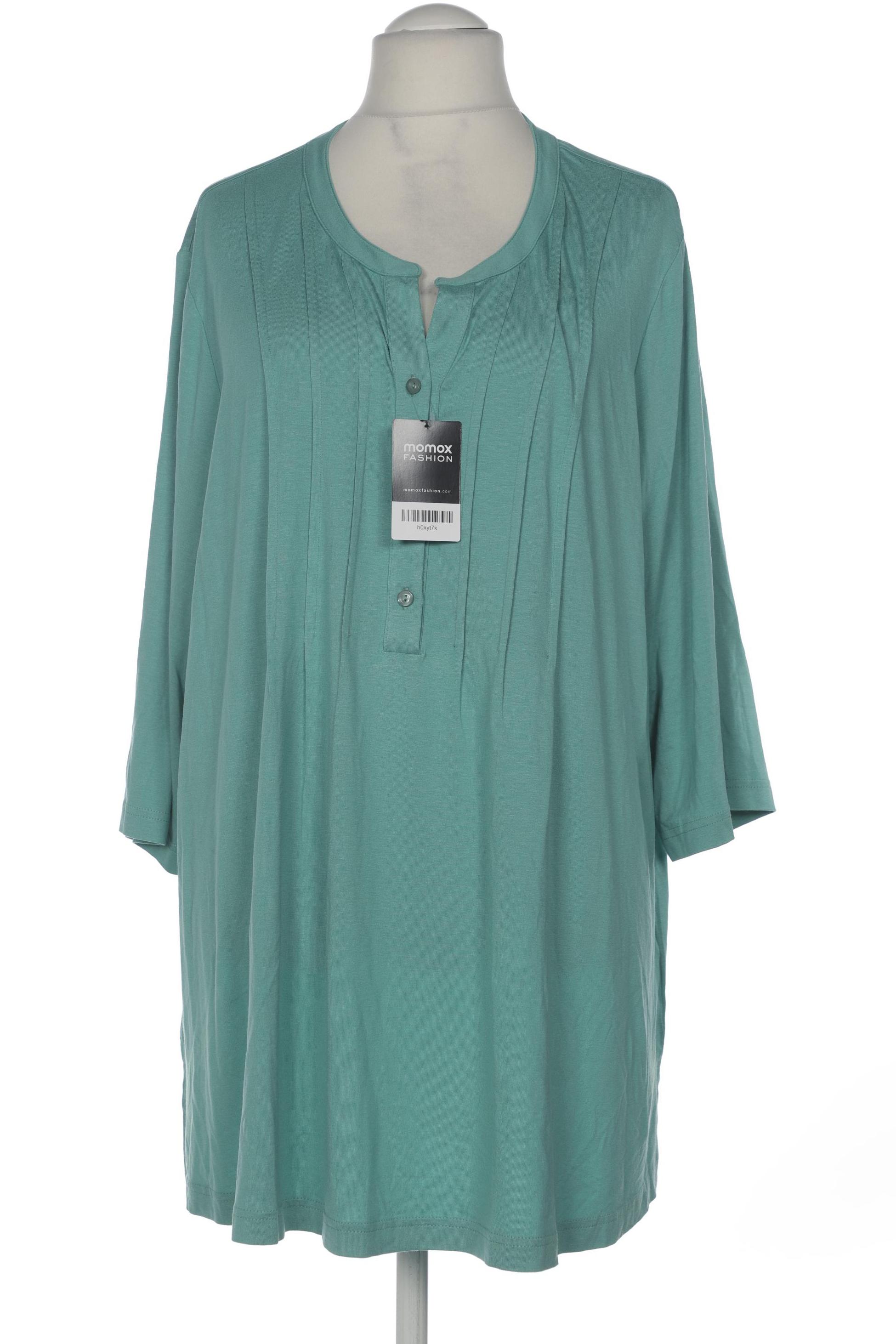 

Atelier Goldner Schnitt Damen Langarmshirt, türkis, Gr. 54