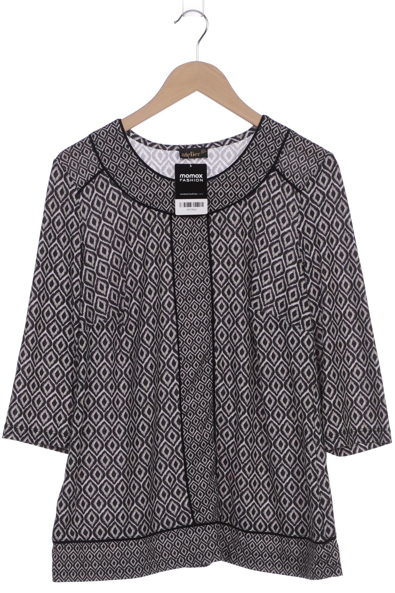 

Atelier Goldner Schnitt Damen Langarmshirt, grün, Gr. 46