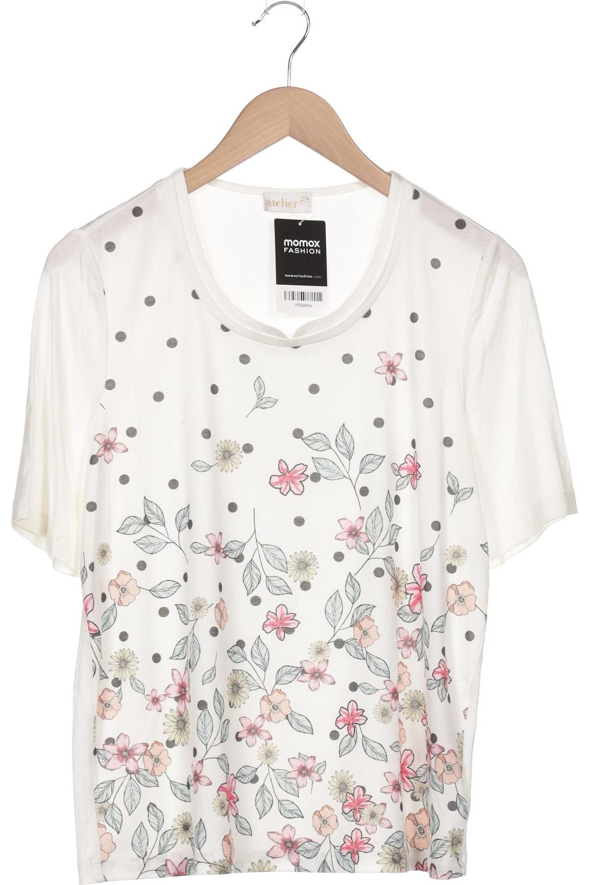 

Atelier Goldner Schnitt Damen T-Shirt, weiß, Gr. 40