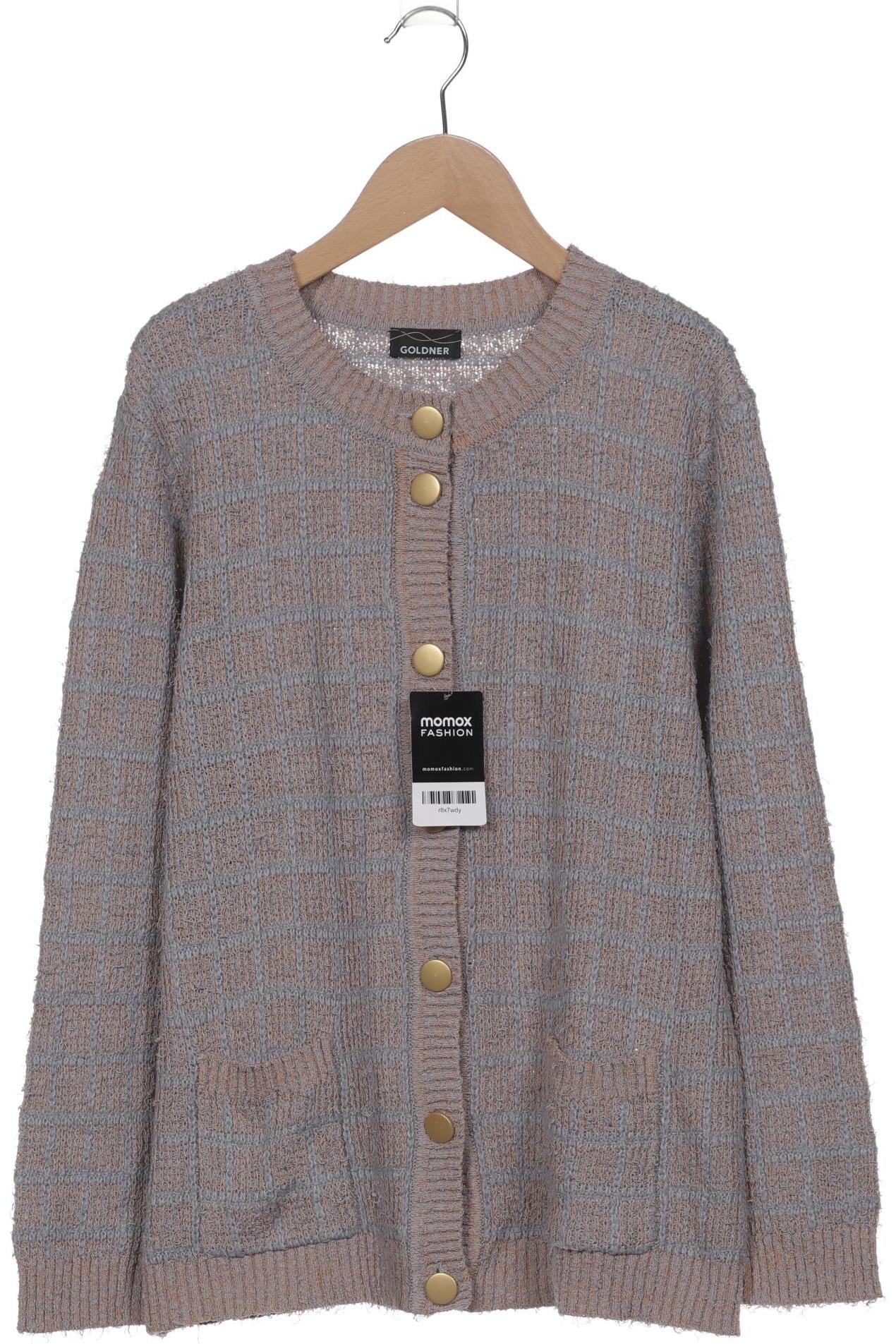 

Atelier Goldner Schnitt Damen Strickjacke, grau, Gr. 44