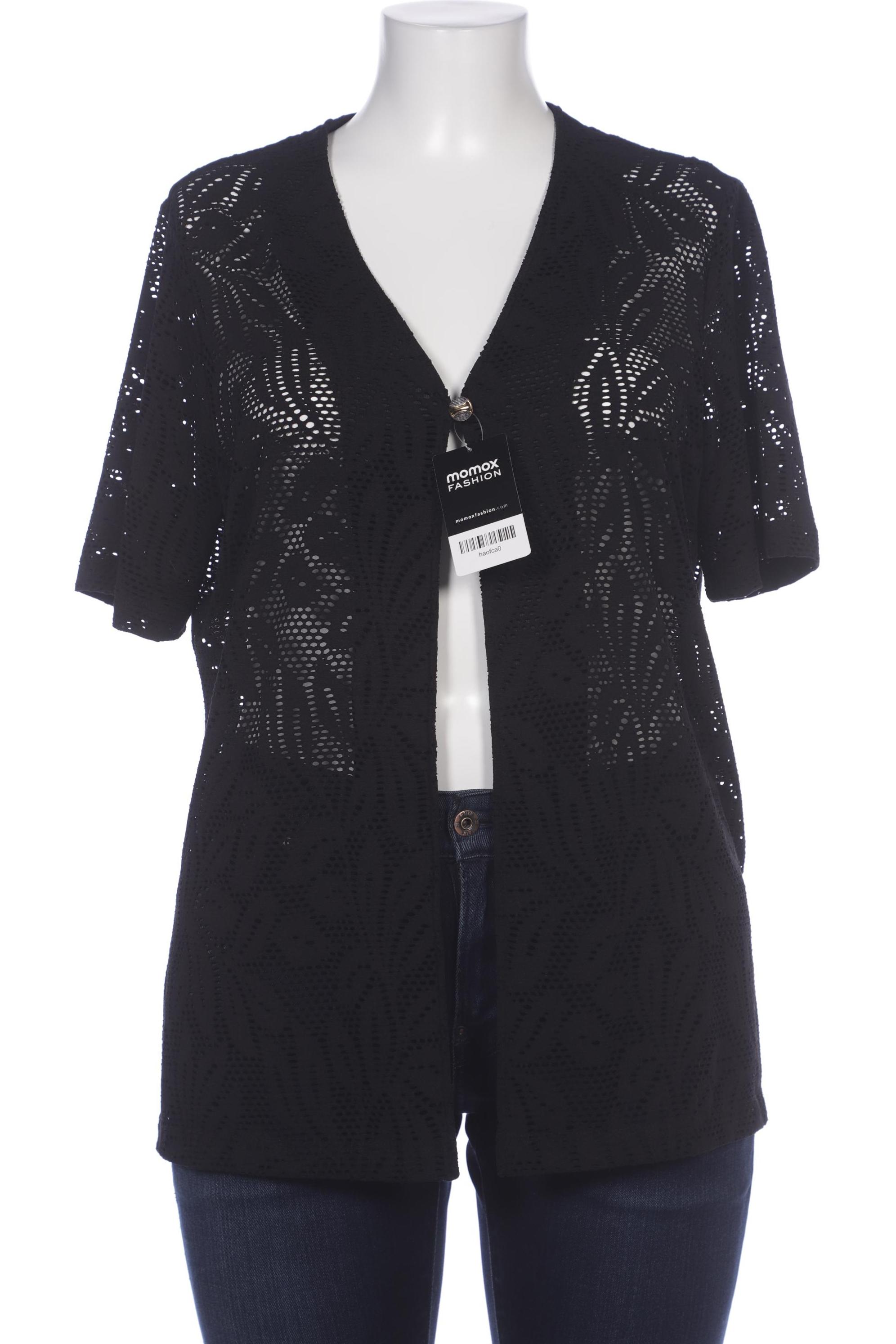 

Atelier Goldner Schnitt Damen Strickjacke, schwarz, Gr. 44