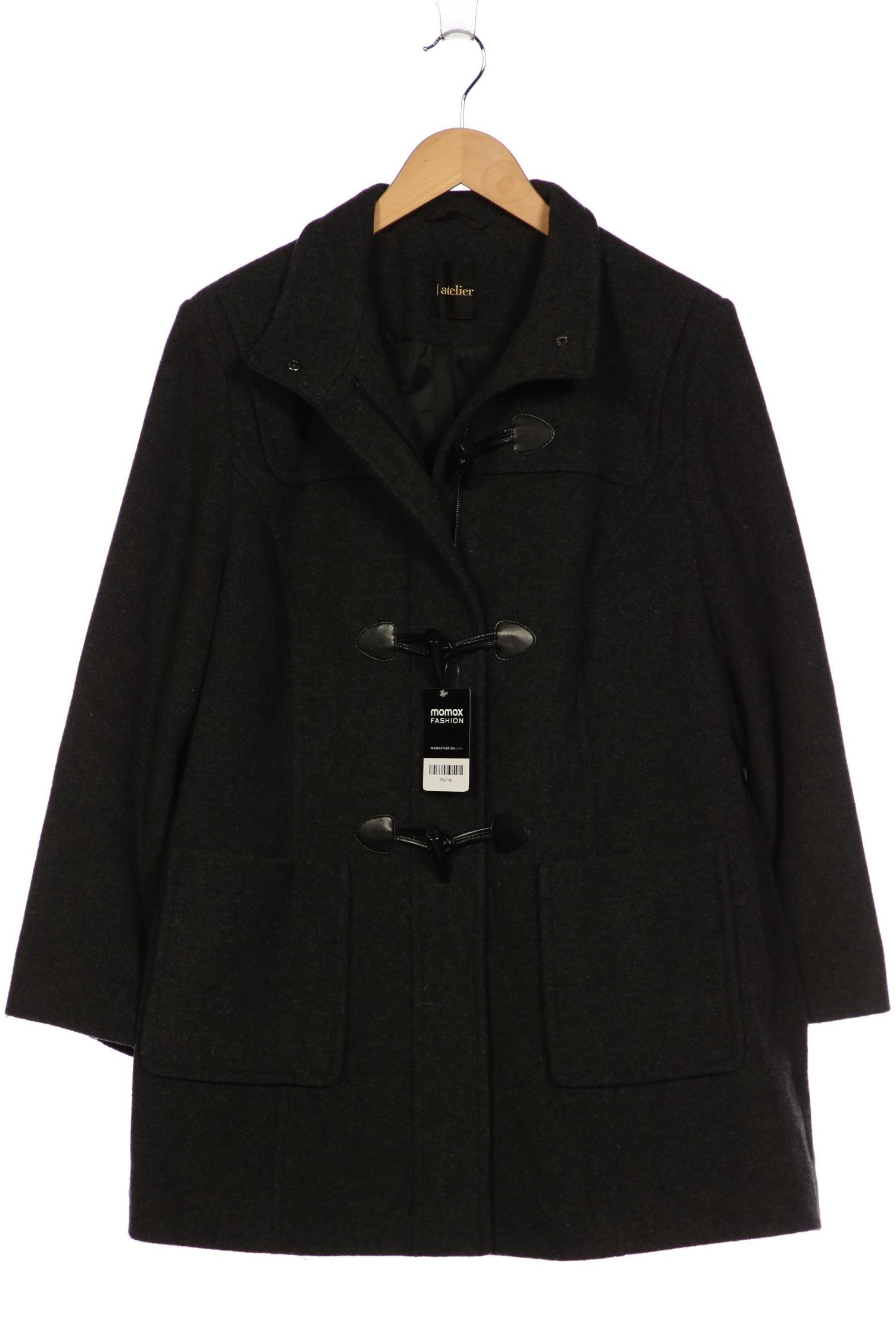 

Atelier Goldner Schnitt Damen Mantel, grau, Gr. 38