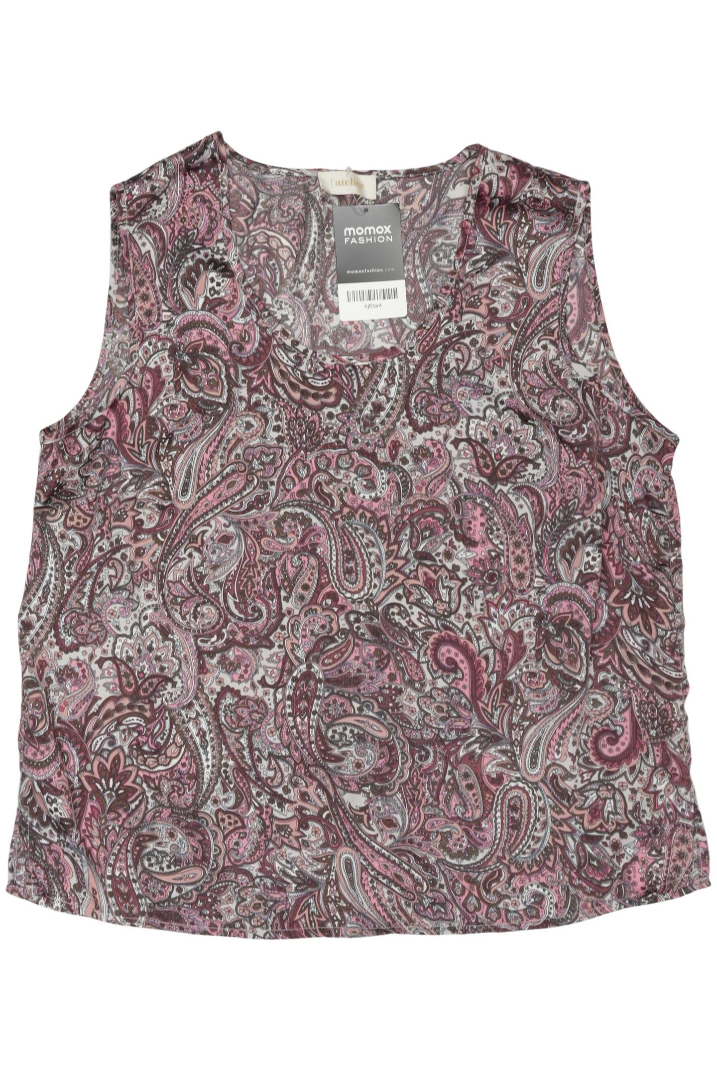 

Atelier Goldner Schnitt Damen Top, pink, Gr. 12
