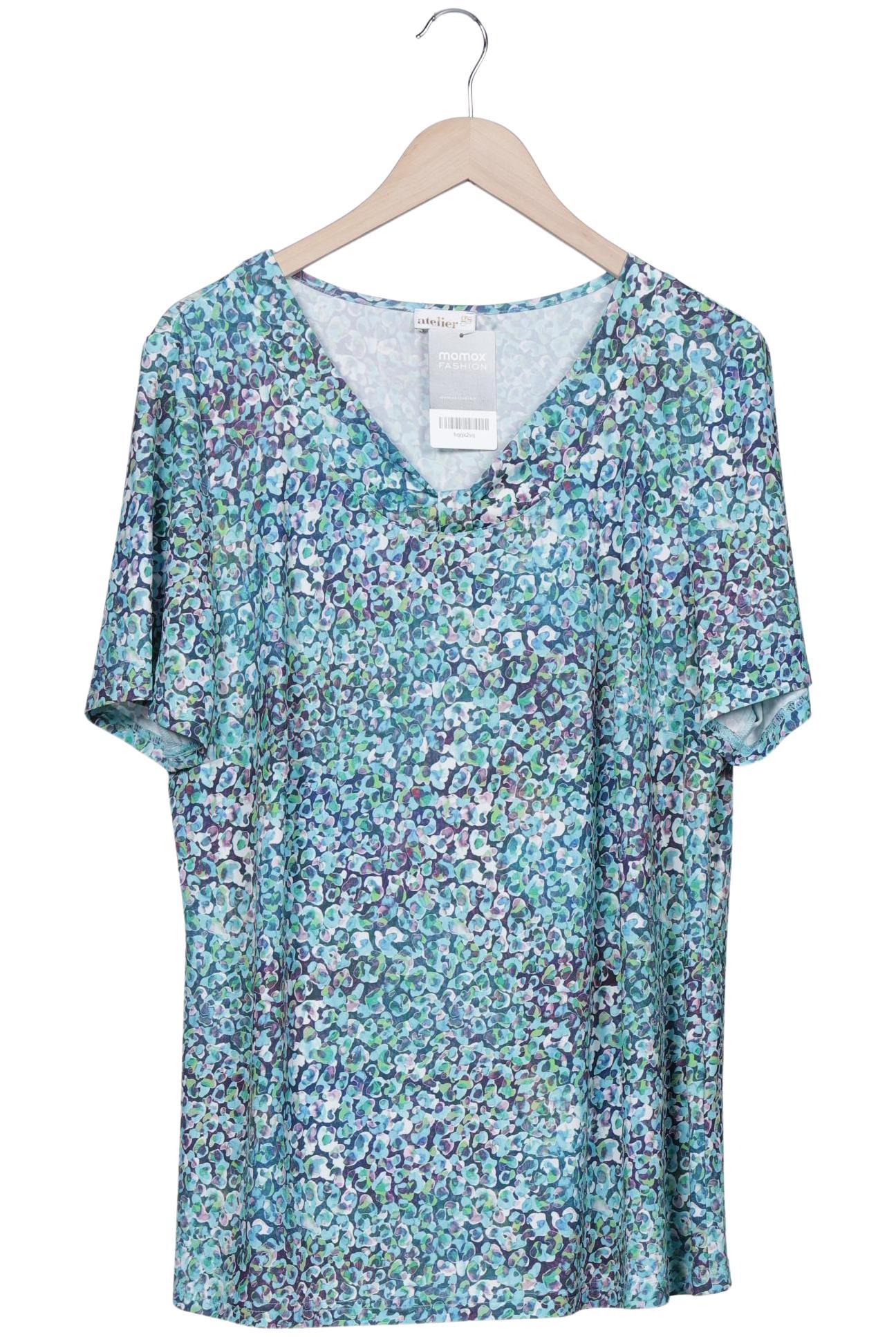 

Atelier Goldner Schnitt Damen T-Shirt, türkis, Gr. 48
