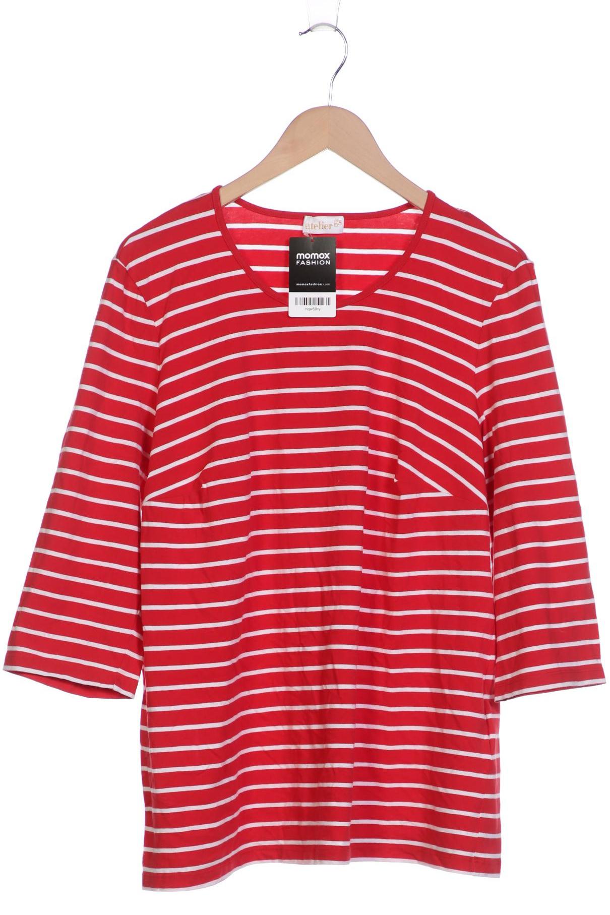 

Atelier Goldner Schnitt Damen Langarmshirt, rot