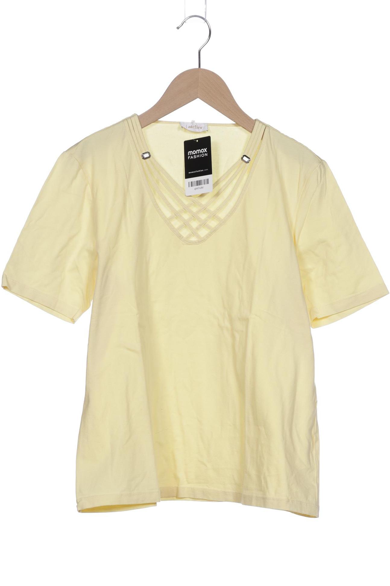 

Atelier Goldner Schnitt Damen T-Shirt, gelb, Gr. 42