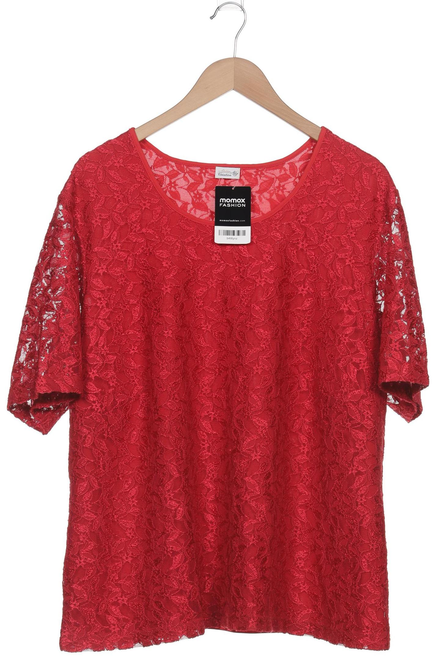 

Atelier Goldner Schnitt Damen Bluse, rot, Gr. 52