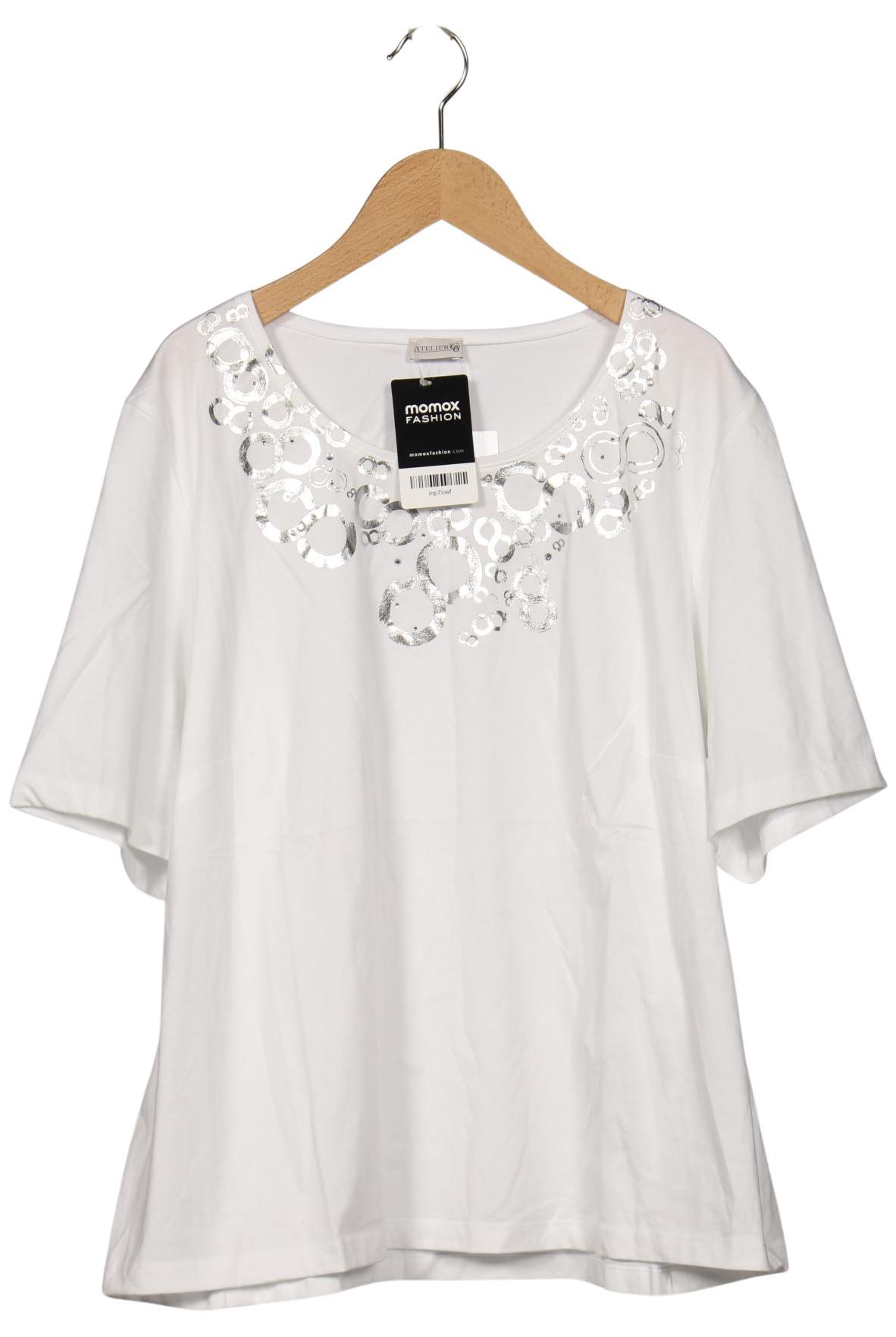

Atelier Goldner Schnitt Damen T-Shirt, weiß, Gr. 48