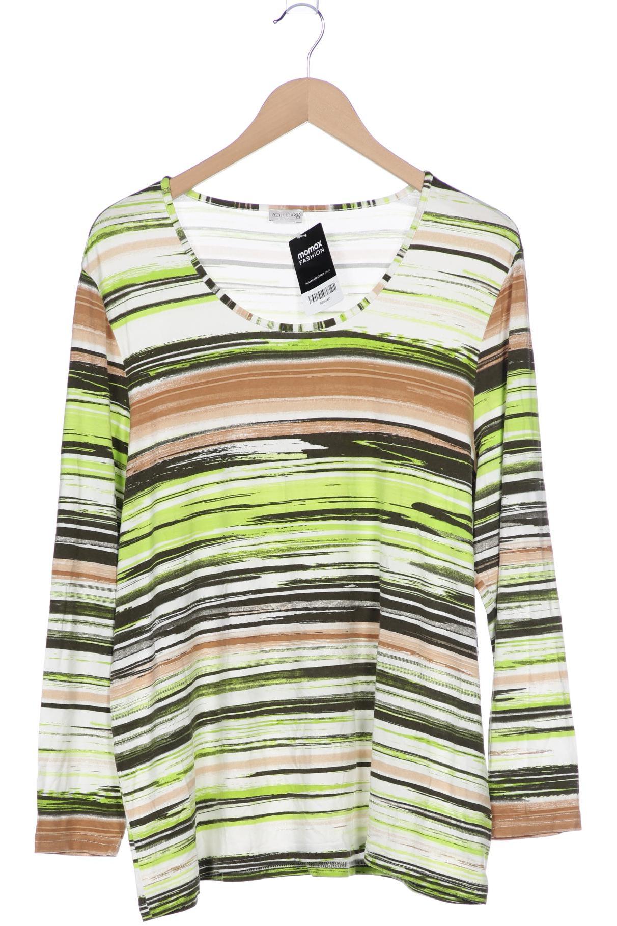 

Atelier Goldner Schnitt Damen Langarmshirt, grün, Gr. 50