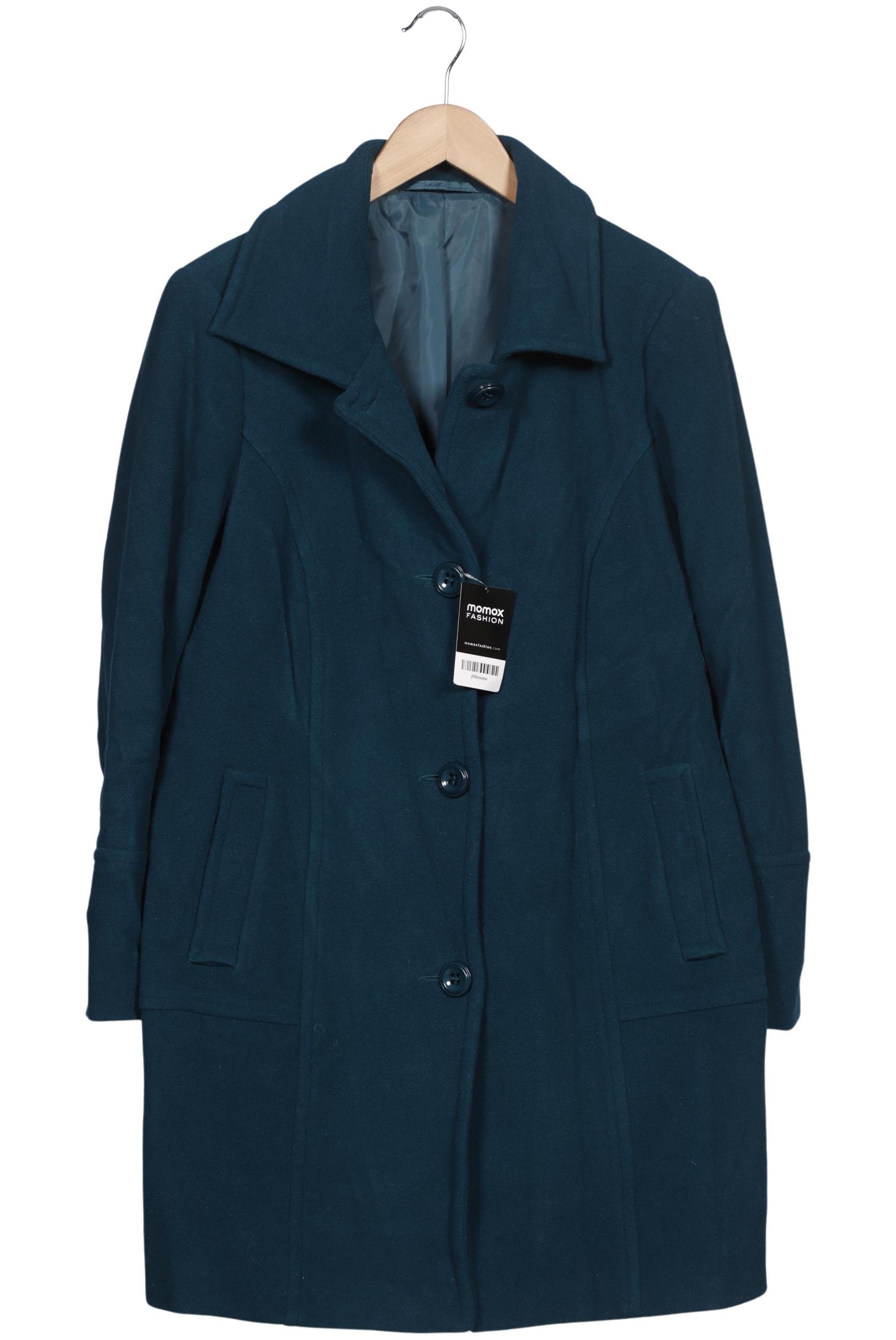 

Atelier Goldner Schnitt Damen Mantel, türkis, Gr. 44