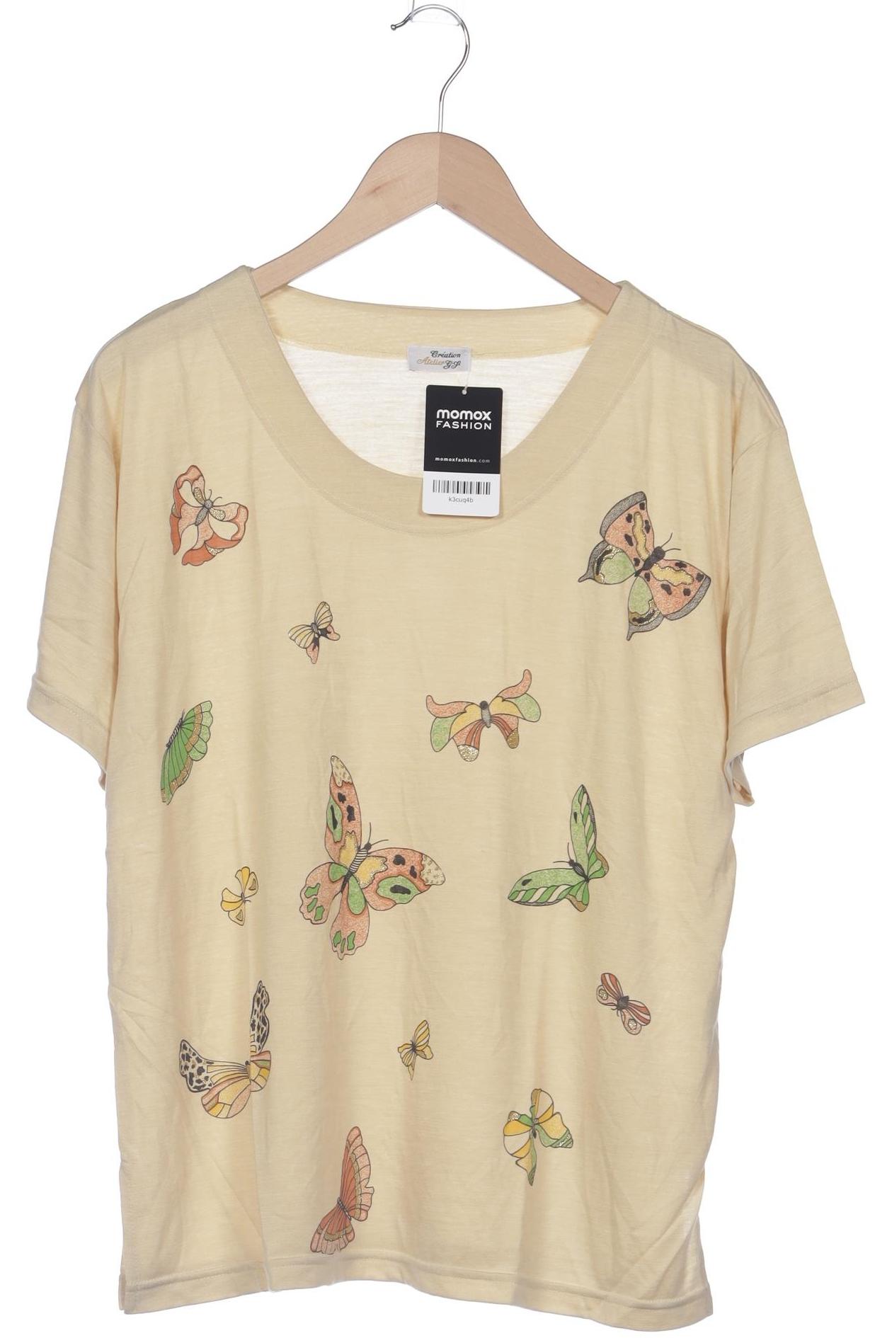 

Atelier Goldner Schnitt Damen T-Shirt, beige, Gr. 42