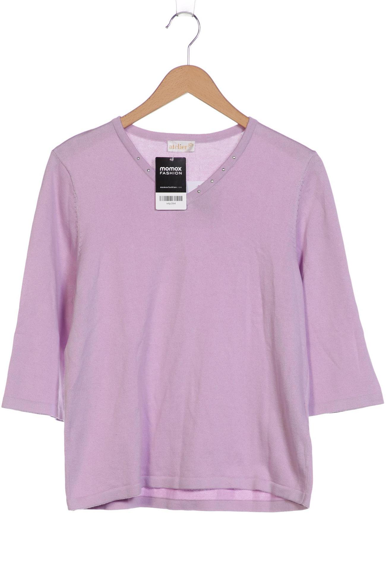 

Atelier Goldner Schnitt Damen Pullover, flieder, Gr. 18