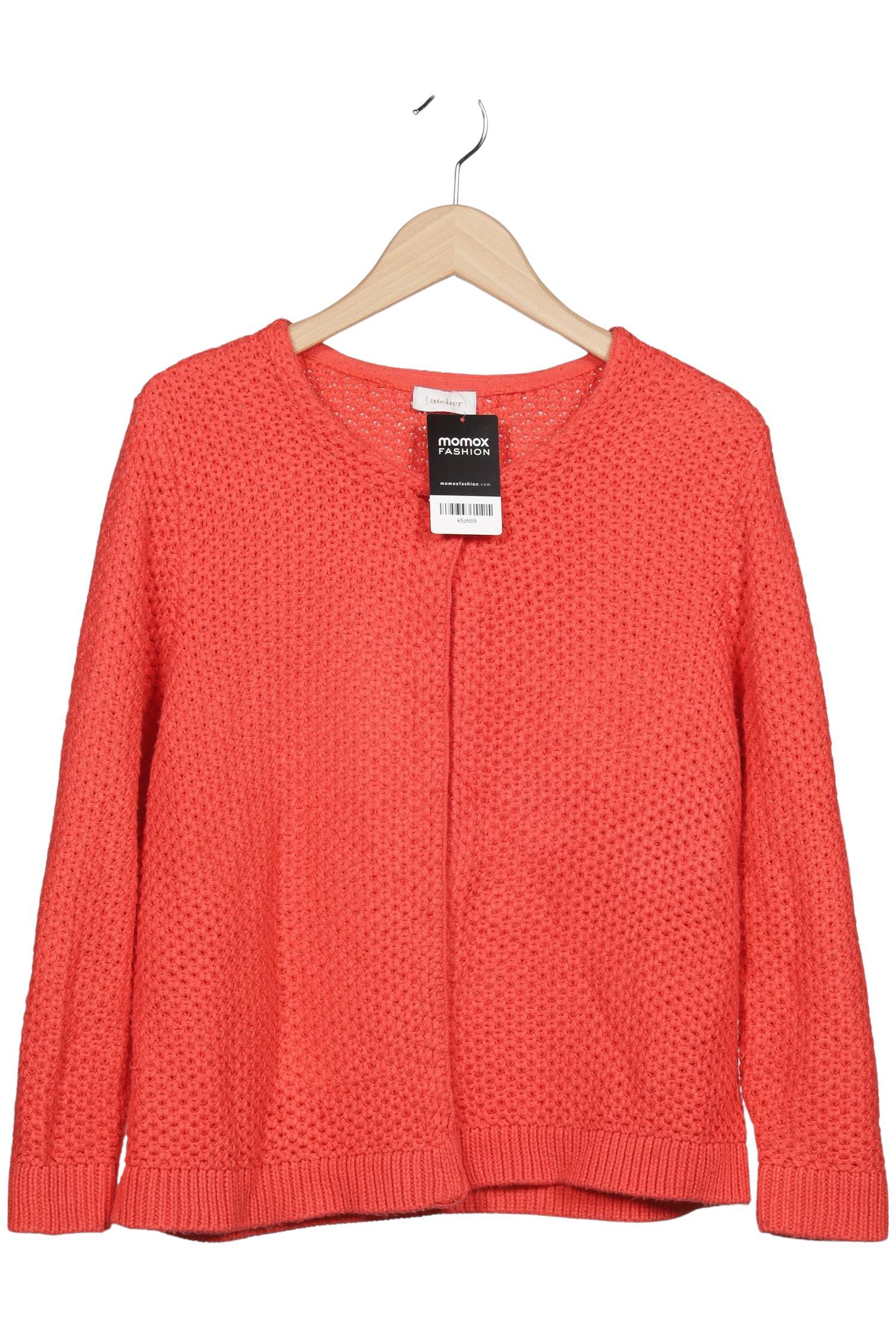 

Atelier Goldner Schnitt Damen Strickjacke, rot, Gr. 42