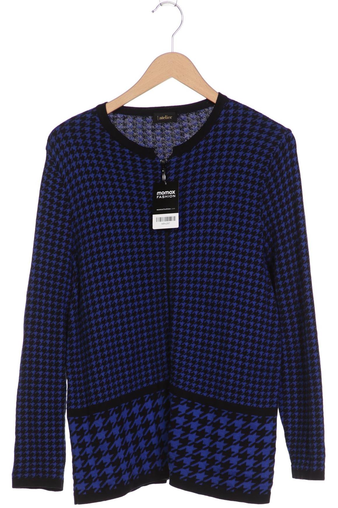 

Atelier Goldner Schnitt Damen Strickjacke, blau