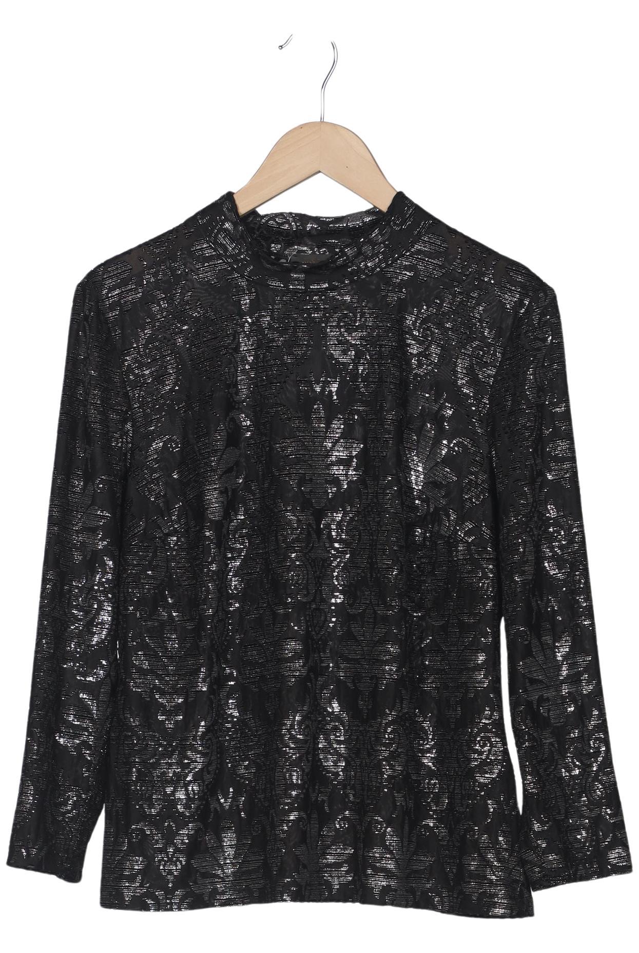 

Atelier Goldner Schnitt Damen Langarmshirt, schwarz, Gr. 18