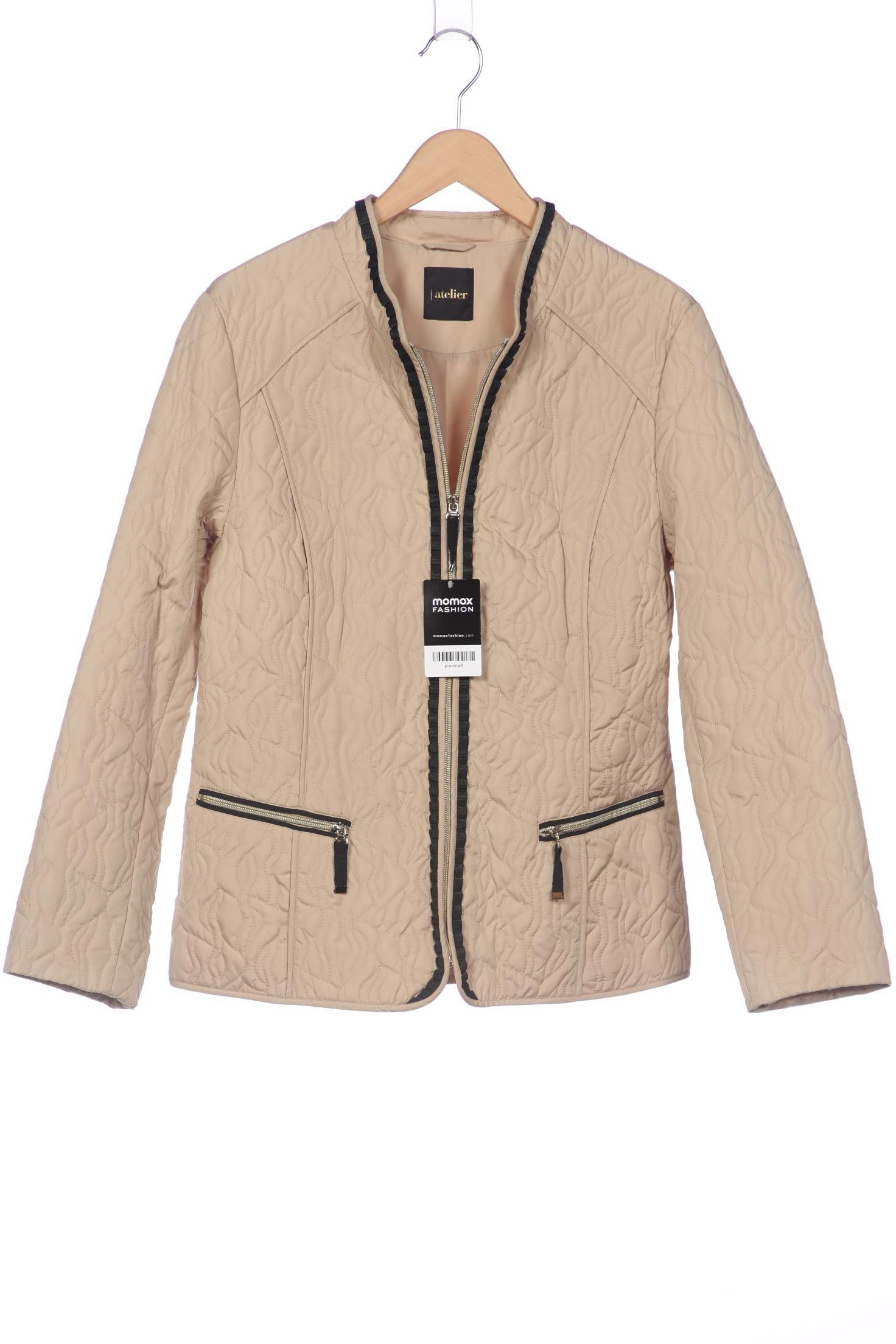 

Atelier Goldner Schnitt Damen Jacke, beige, Gr. 38