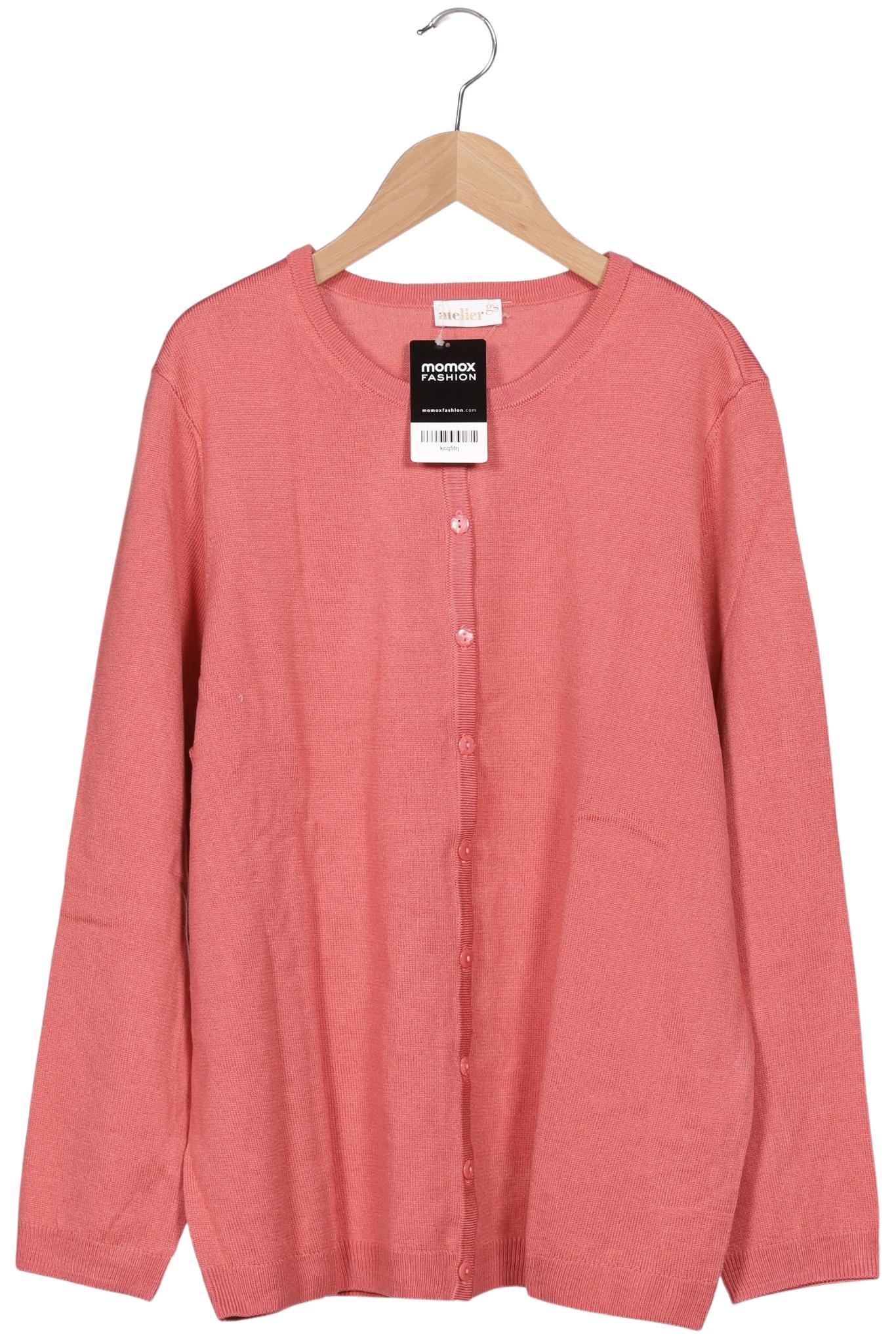 

Atelier Goldner Schnitt Damen Strickjacke, pink, Gr. 44
