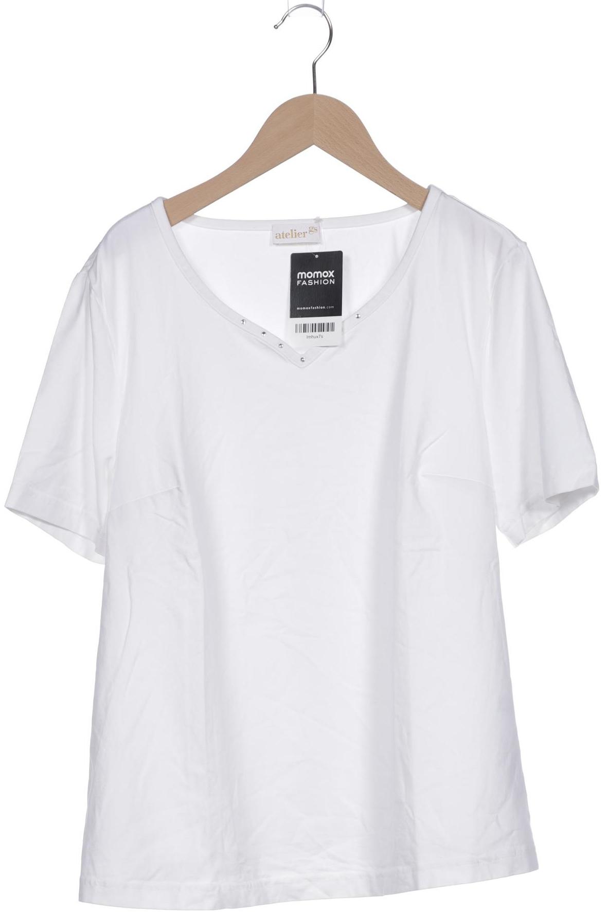 

Atelier Goldner Schnitt Damen T-Shirt, weiß, Gr. 46