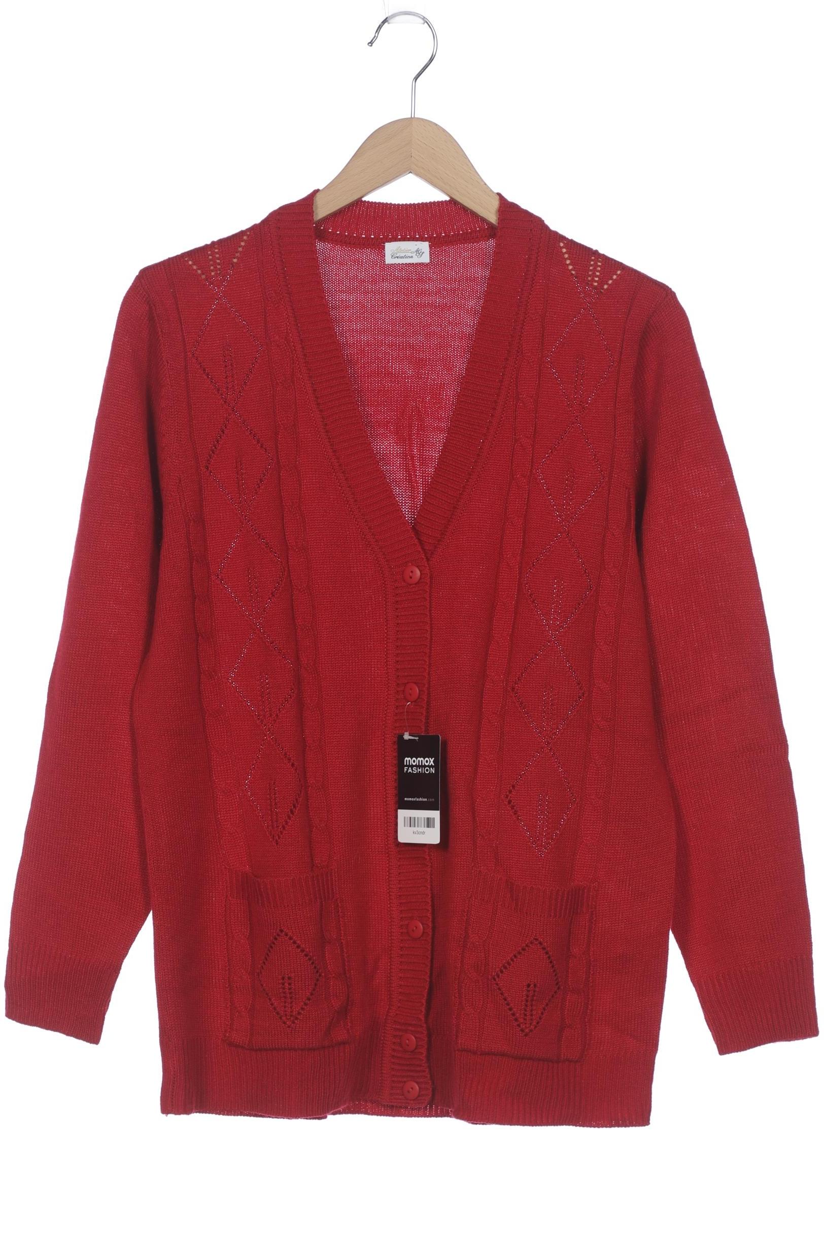 

Atelier Goldner Schnitt Damen Strickjacke, rot, Gr. 42