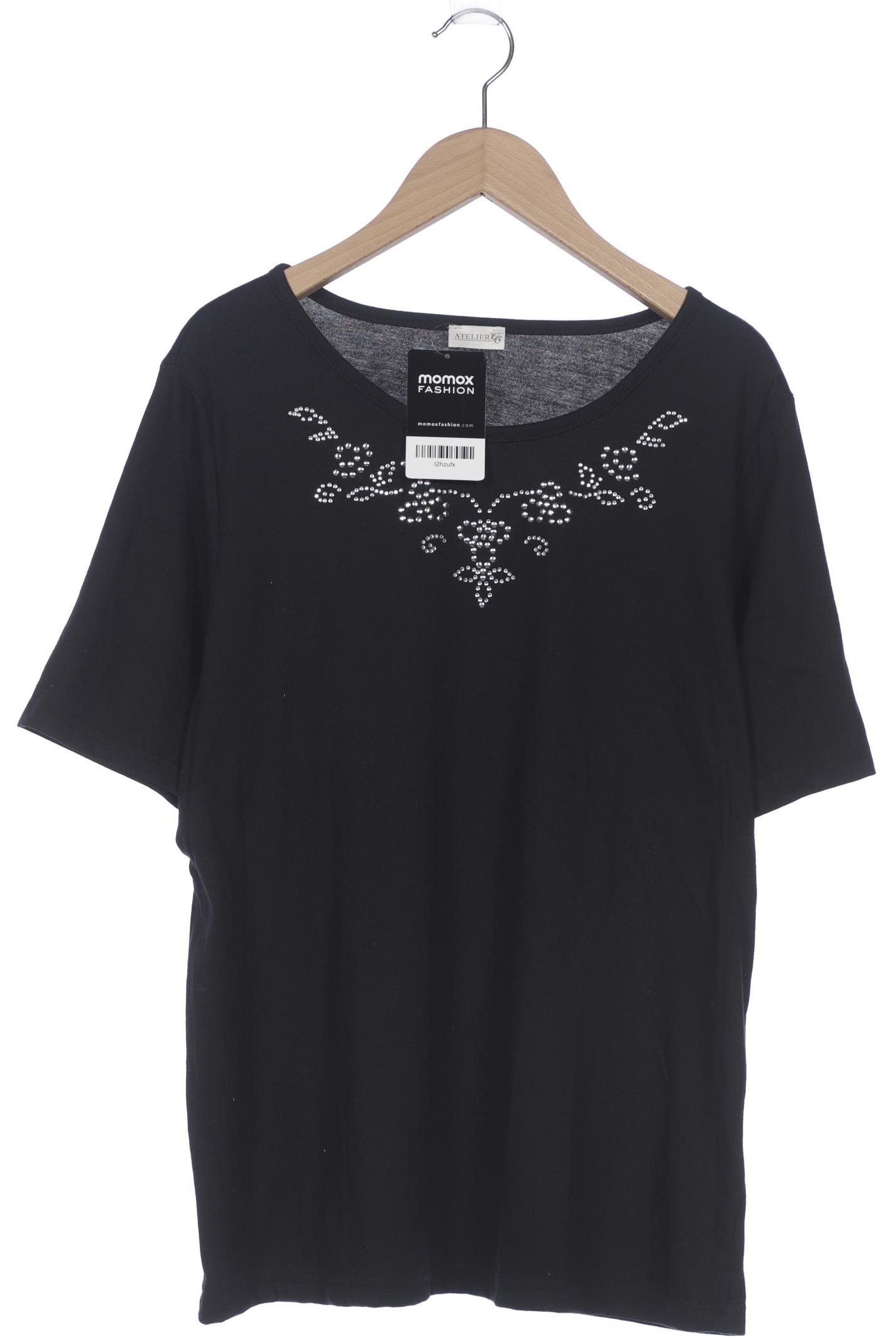 

Atelier Goldner Schnitt Damen T-Shirt, schwarz, Gr. 44