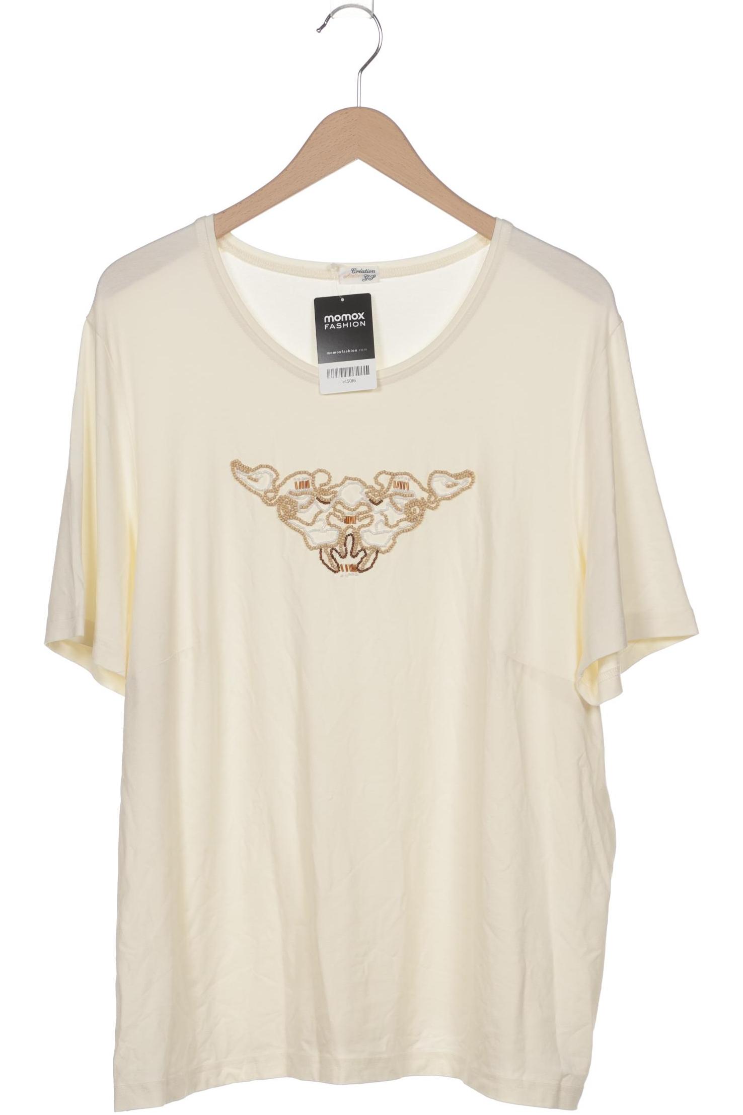 

Atelier Goldner Schnitt Damen T-Shirt, cremeweiß, Gr. 52