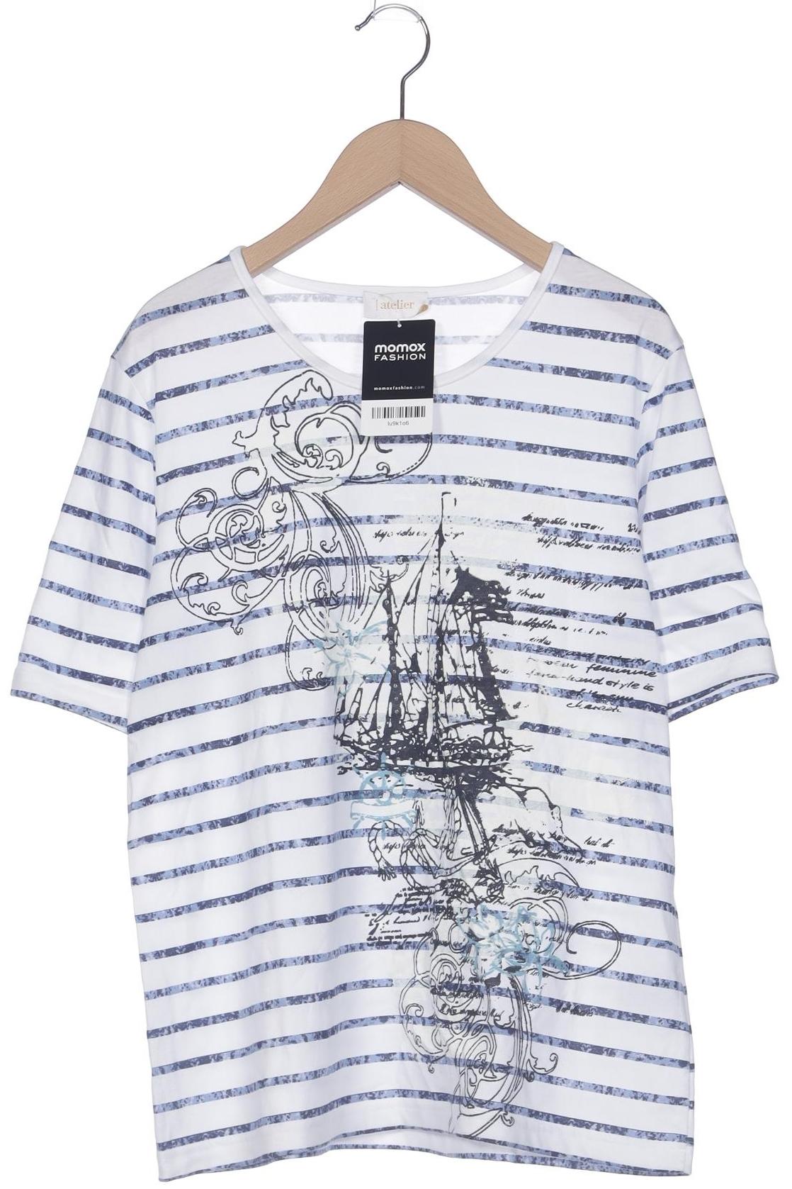 

Atelier Goldner Schnitt Damen T-Shirt, weiß, Gr. 16