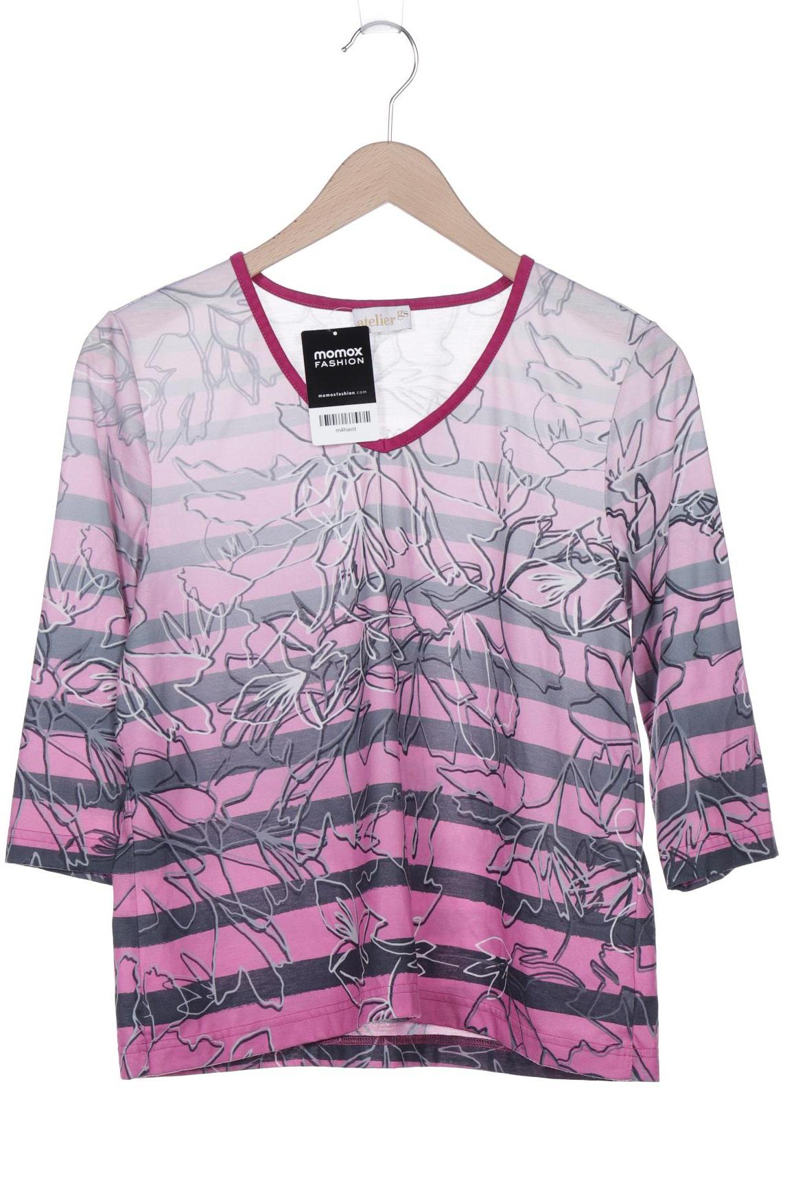 

Atelier Goldner Schnitt Damen Langarmshirt, mehrfarbig, Gr. 38