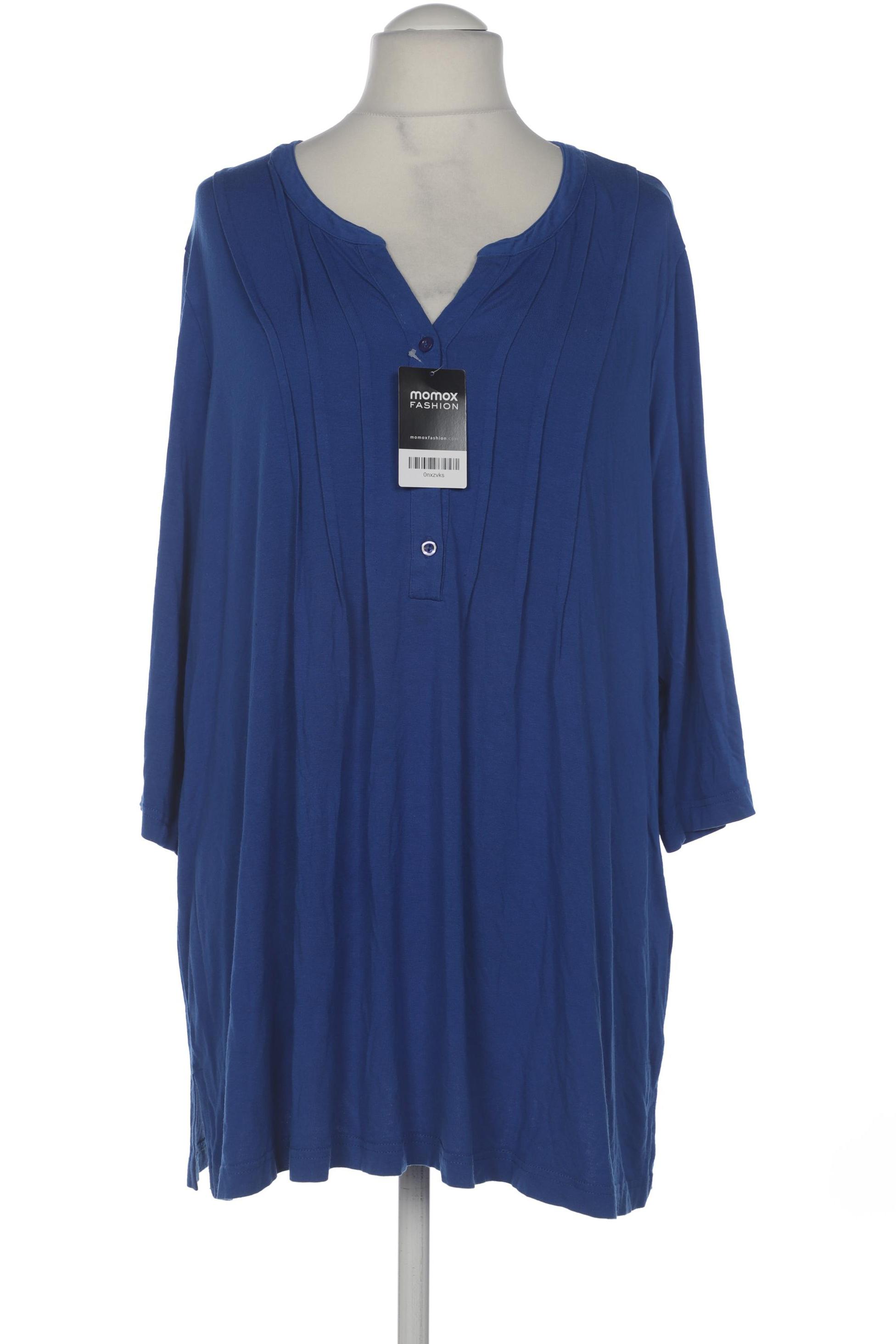 

Atelier Goldner Schnitt Damen Langarmshirt, blau, Gr. 54