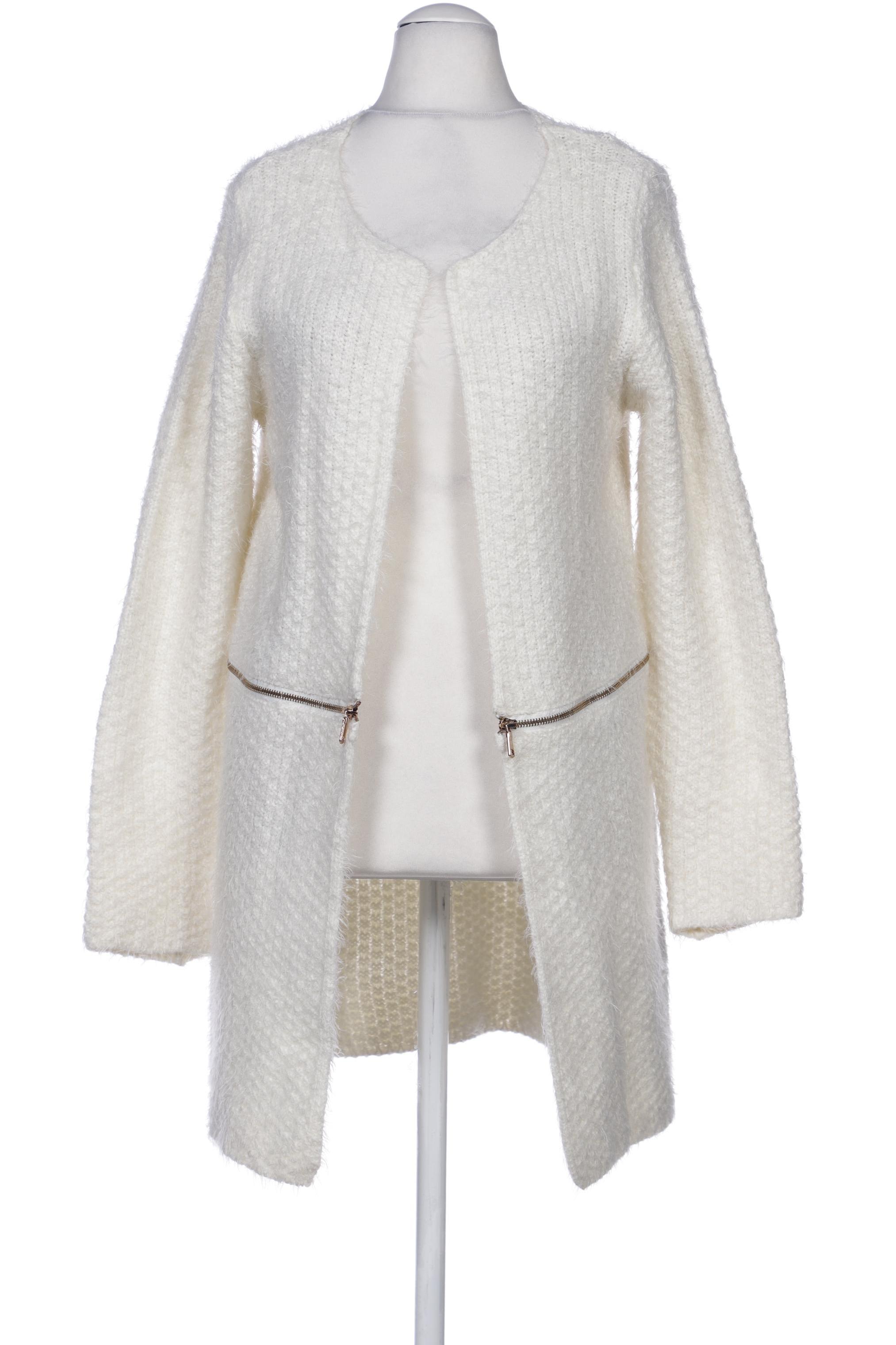 

Atelier Goldner Schnitt Damen Strickjacke, weiß, Gr. 38