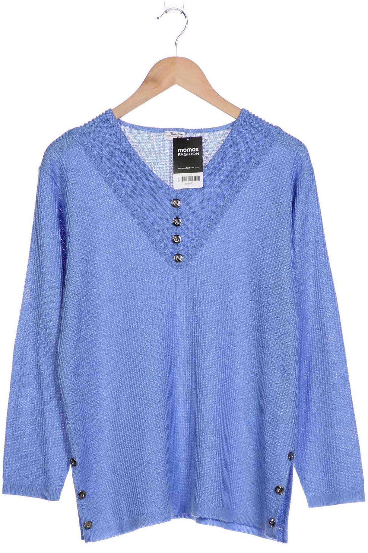 

Atelier Goldner Schnitt Damen Pullover, blau, Gr. 44