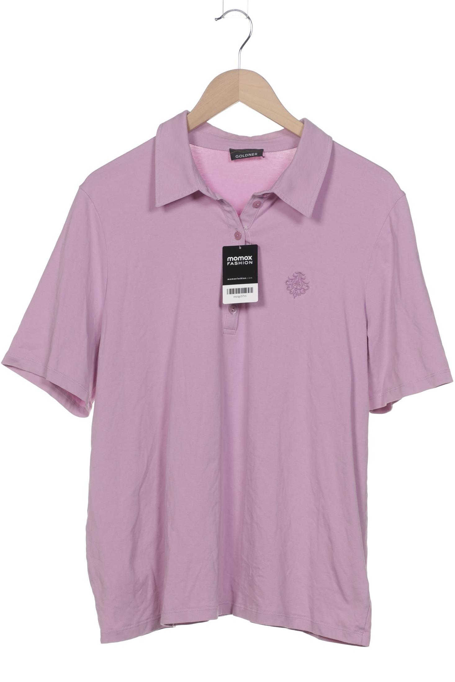 

Atelier Goldner Schnitt Damen Poloshirt, flieder, Gr. 50