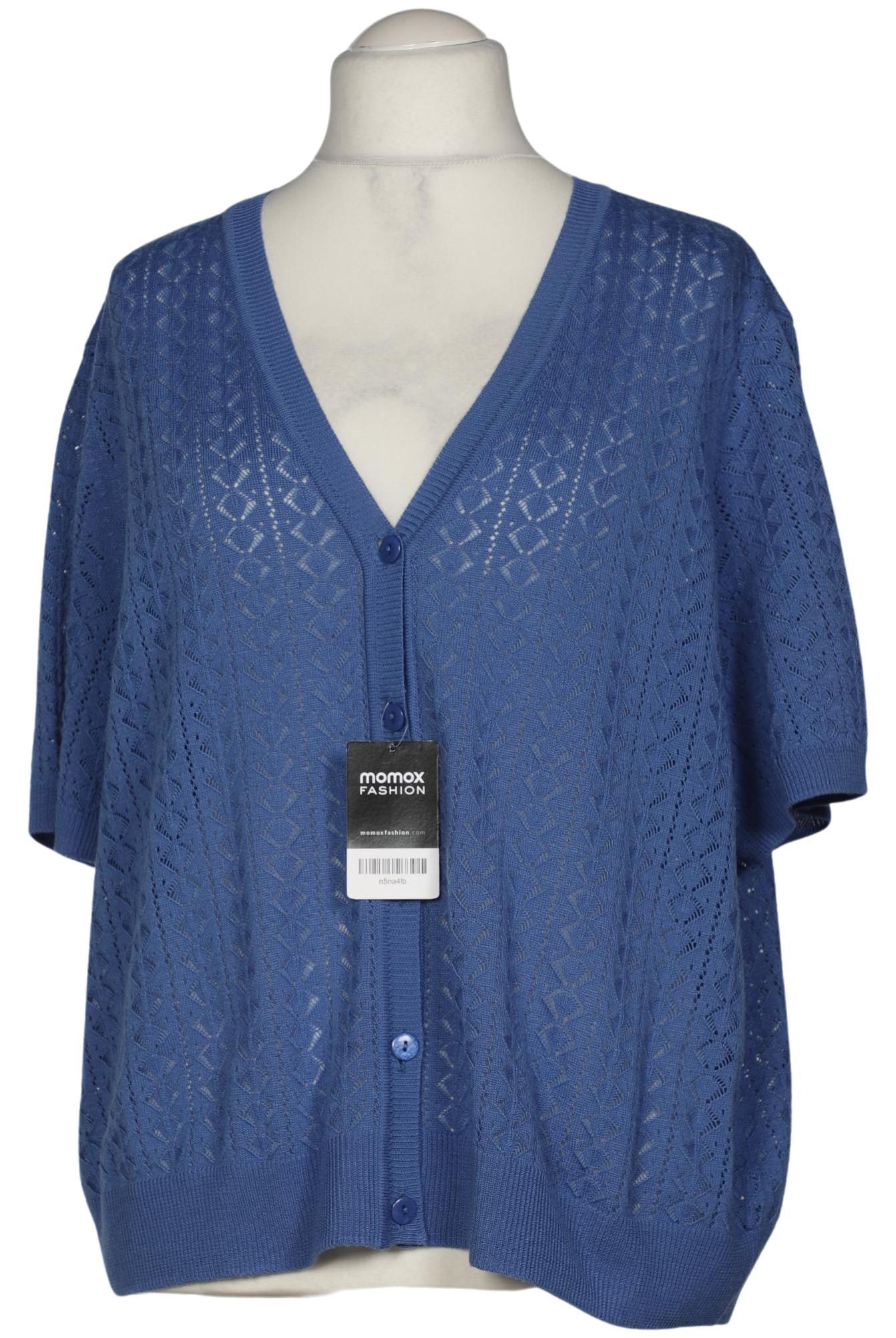 

Atelier Goldner Schnitt Damen Strickjacke, blau, Gr. 54