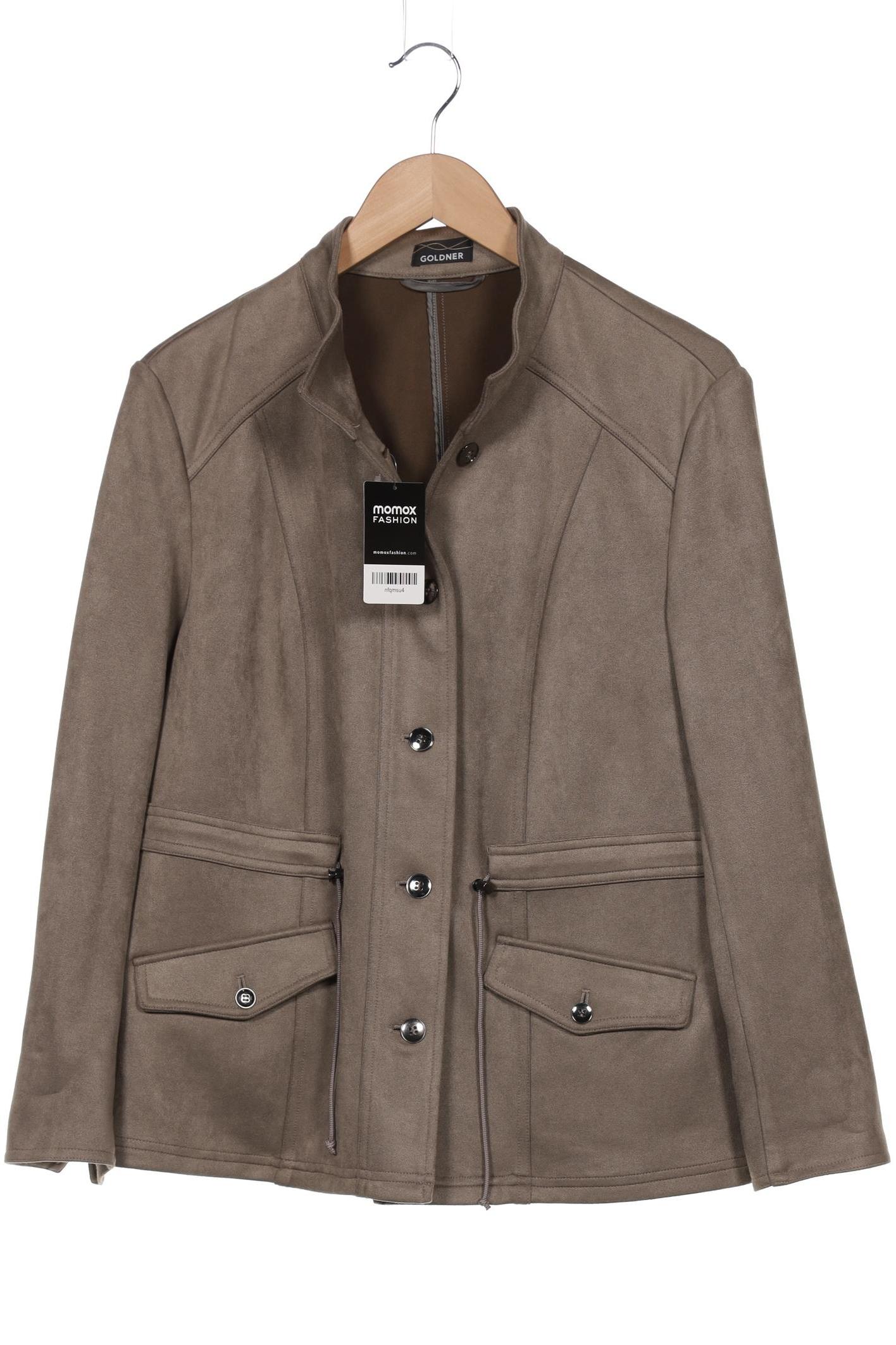 

Atelier Goldner Schnitt Damen Jacke, grau, Gr. 20