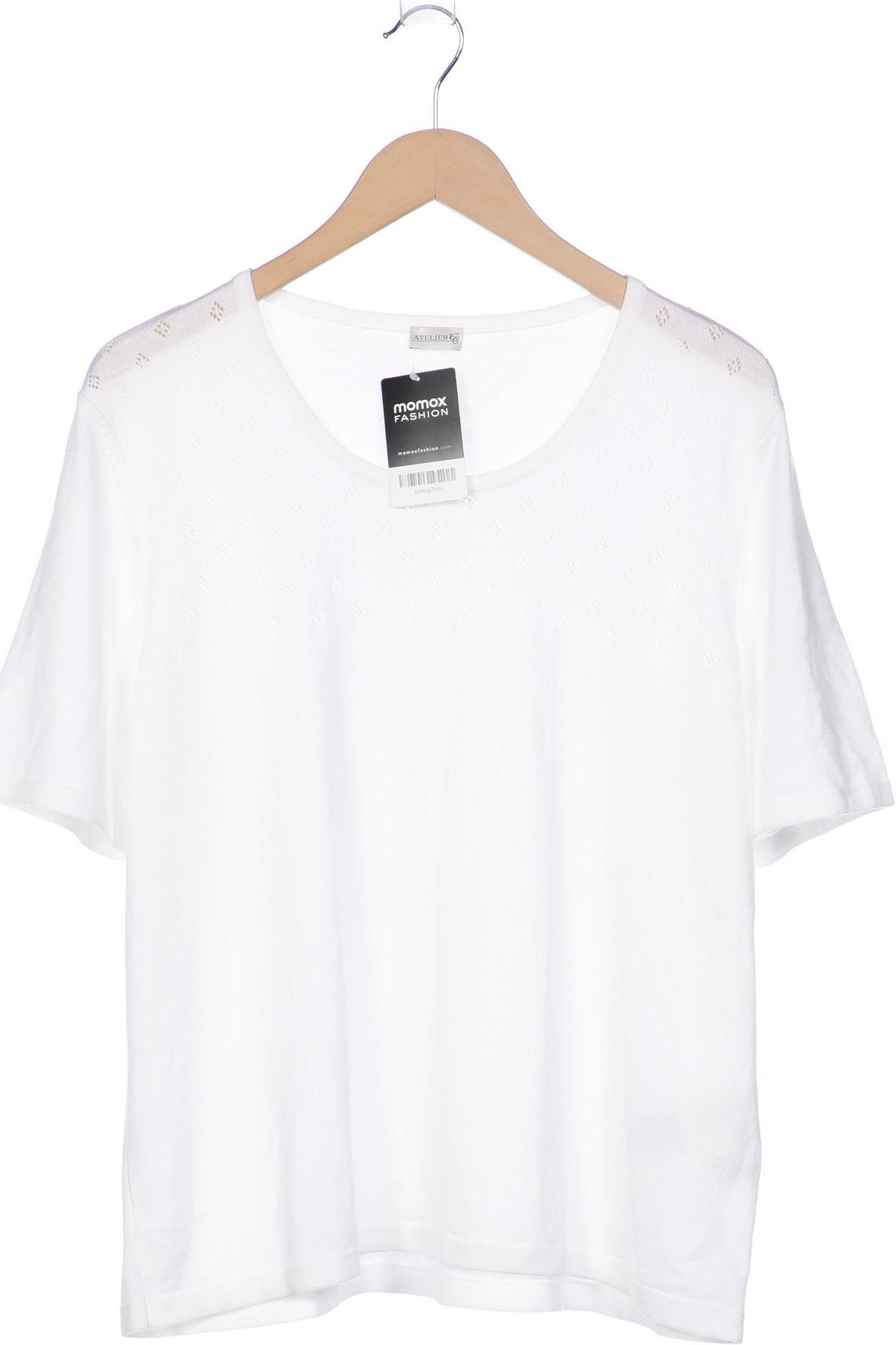 

Atelier Goldner Schnitt Damen Pullover, weiß, Gr. 48