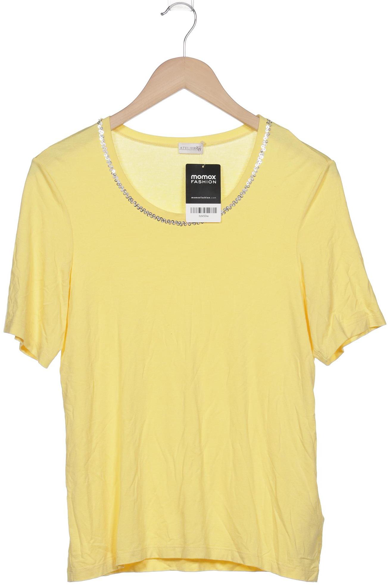 

Atelier Goldner Schnitt Damen T-Shirt, gelb, Gr. 38