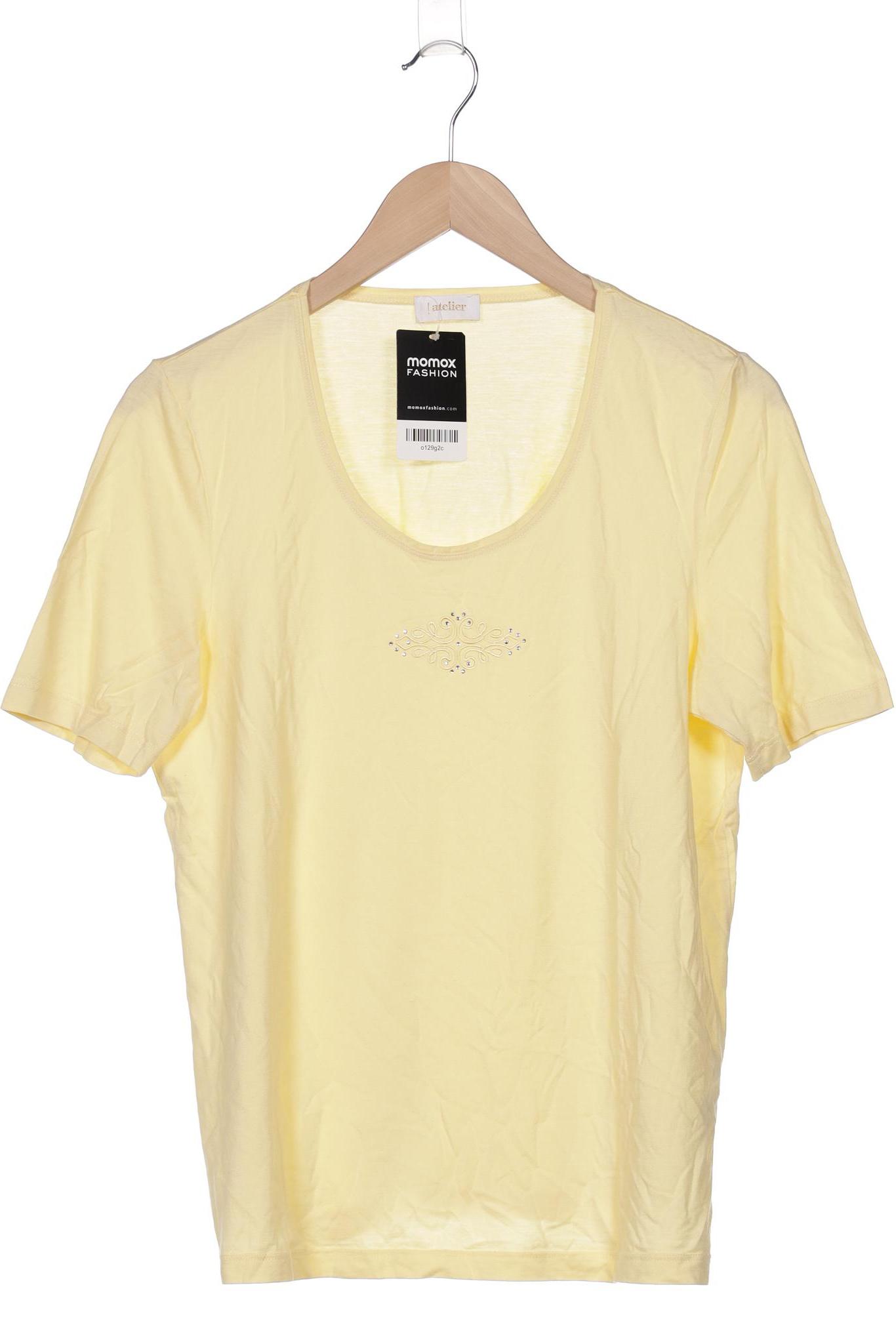 

Atelier Goldner Schnitt Damen T-Shirt, gelb, Gr. 16
