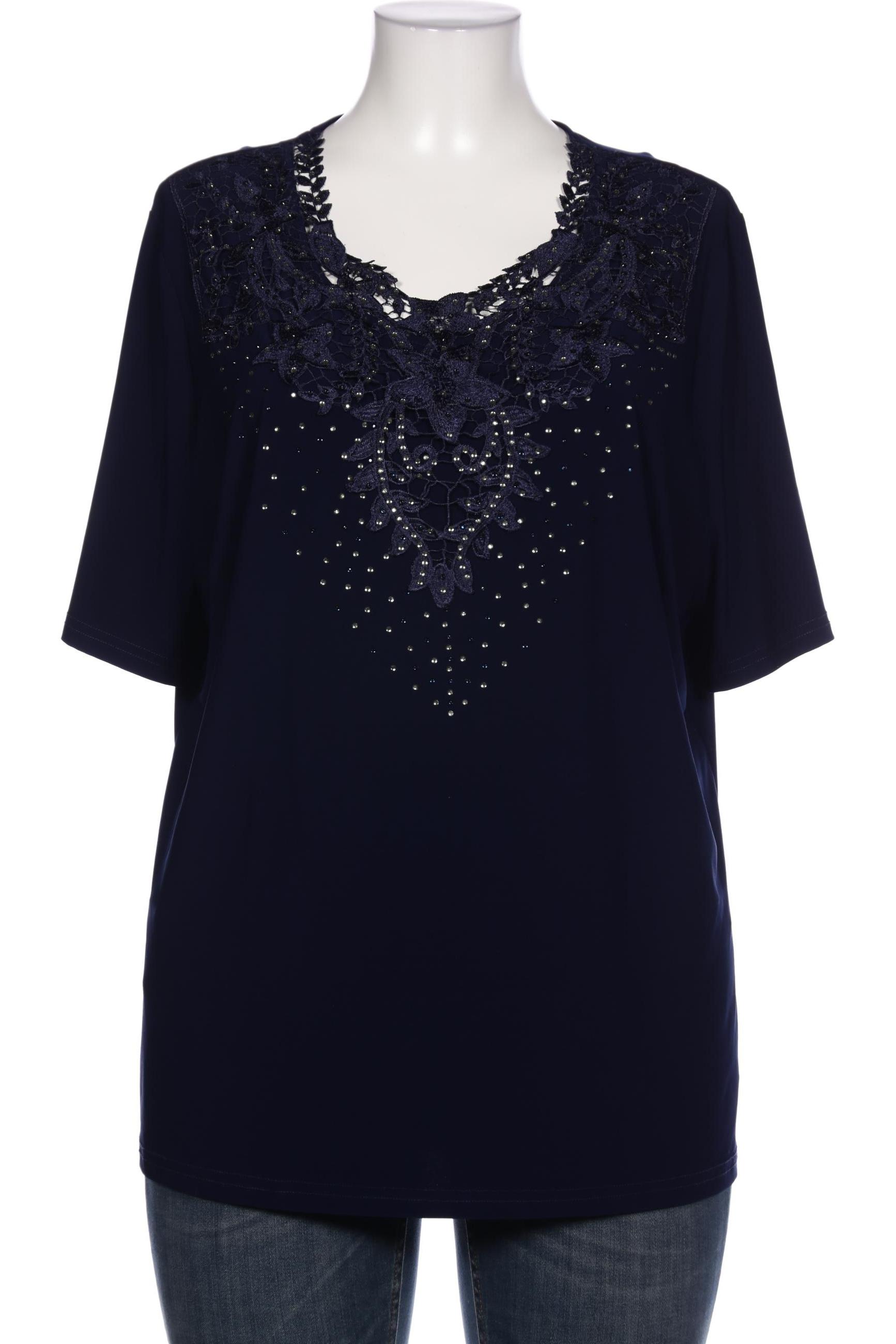 

Atelier Goldner Schnitt Damen Bluse, marineblau