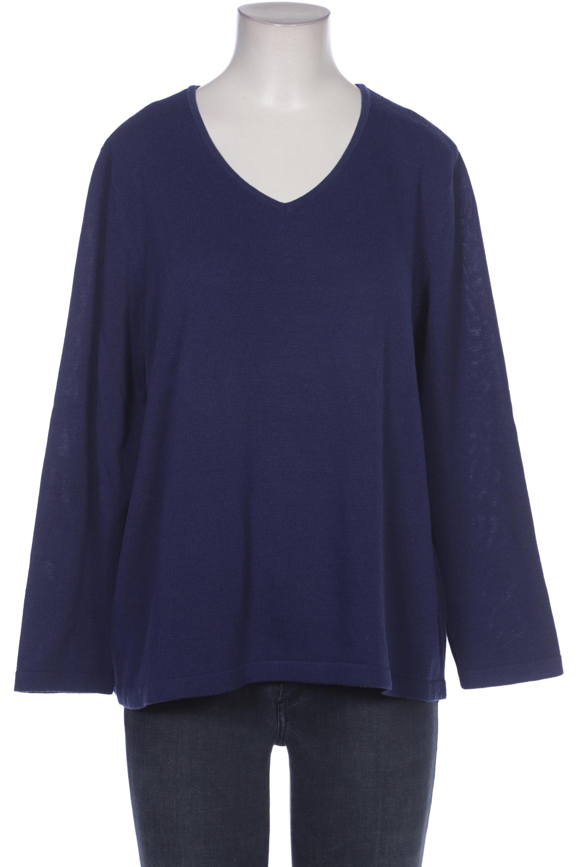 

Atelier Goldner Schnitt Damen Pullover, marineblau, Gr. 36