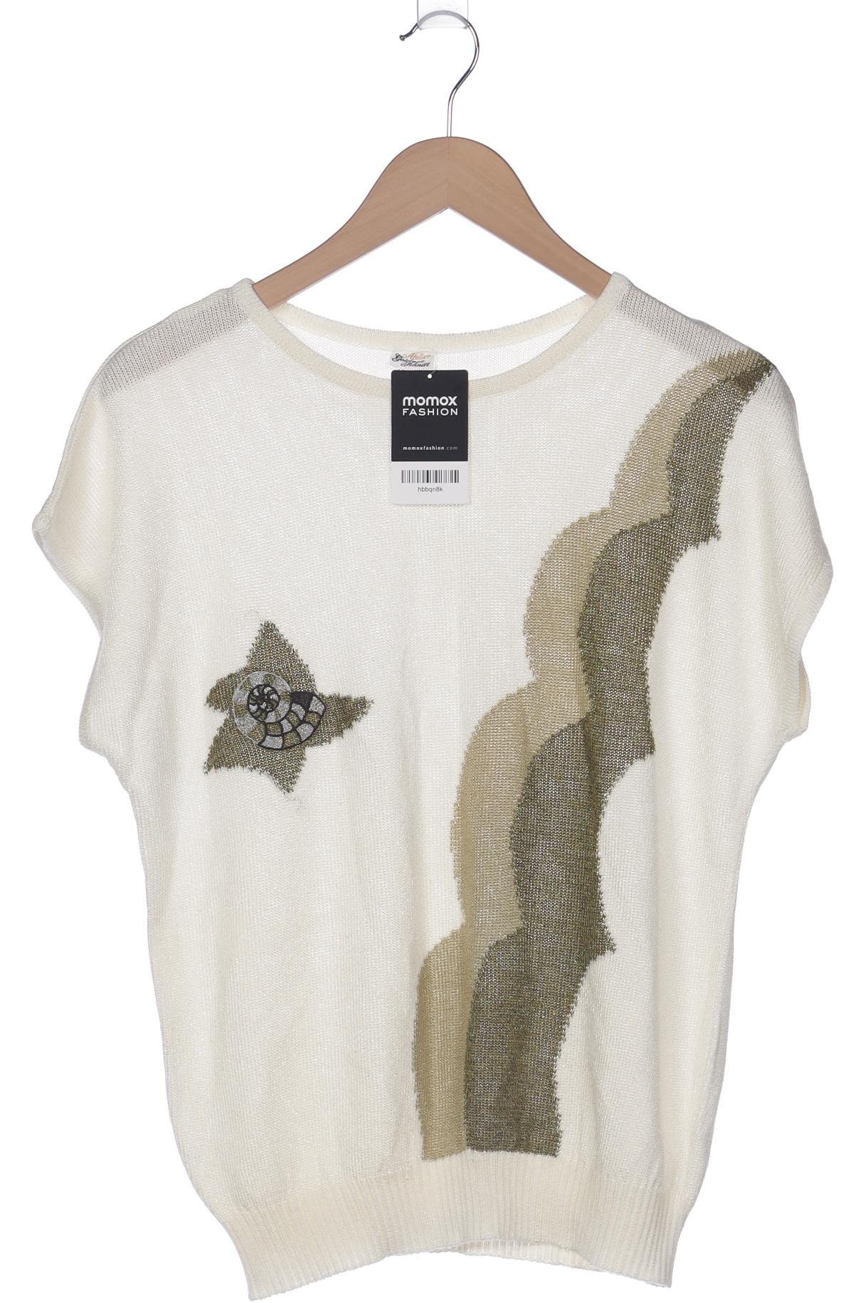 

Atelier Goldner Schnitt Damen Pullover, cremeweiß, Gr. 42