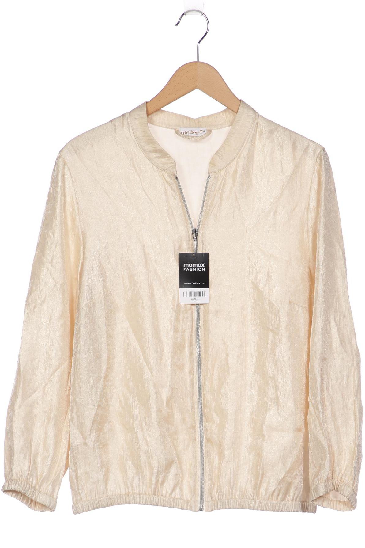 

Atelier Goldner Schnitt Damen Jacke, beige, Gr. 22