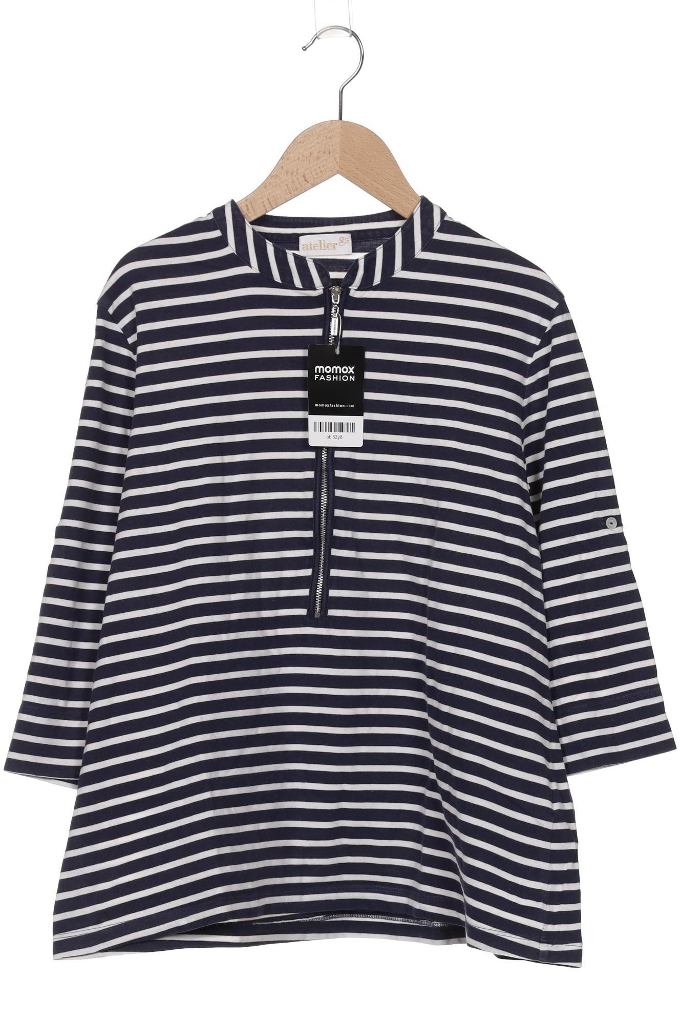 

Atelier Goldner Schnitt Damen T-Shirt, marineblau, Gr. 46