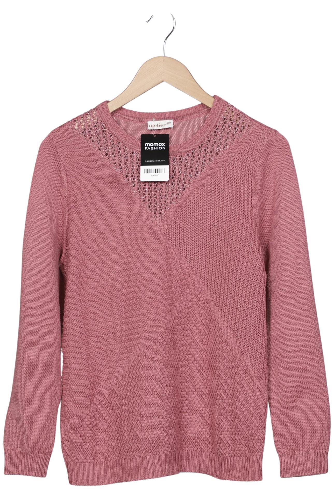 

Atelier Goldner Schnitt Damen Pullover, pink, Gr. 38