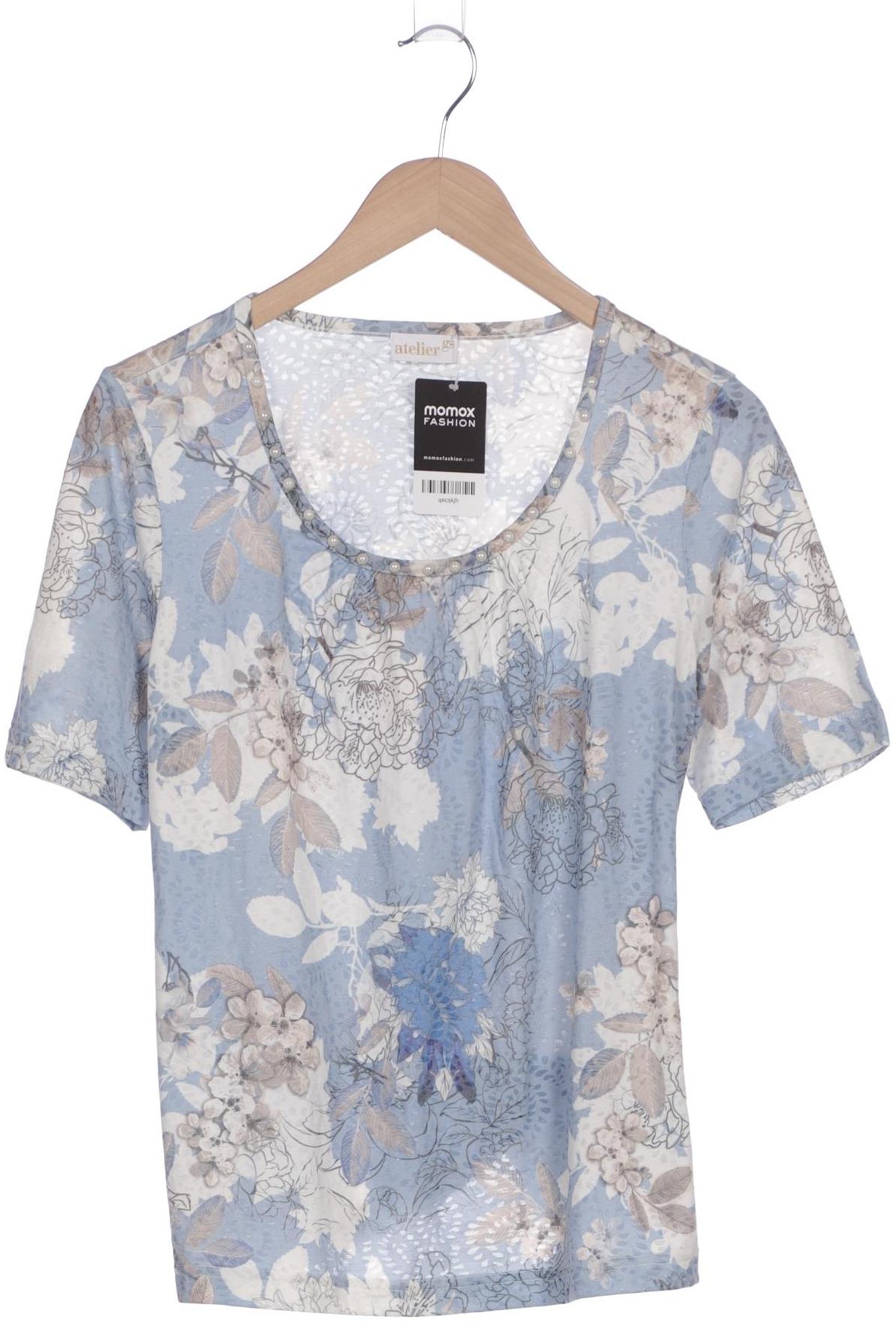 

Atelier Goldner Schnitt Damen T-Shirt, hellblau, Gr. 40