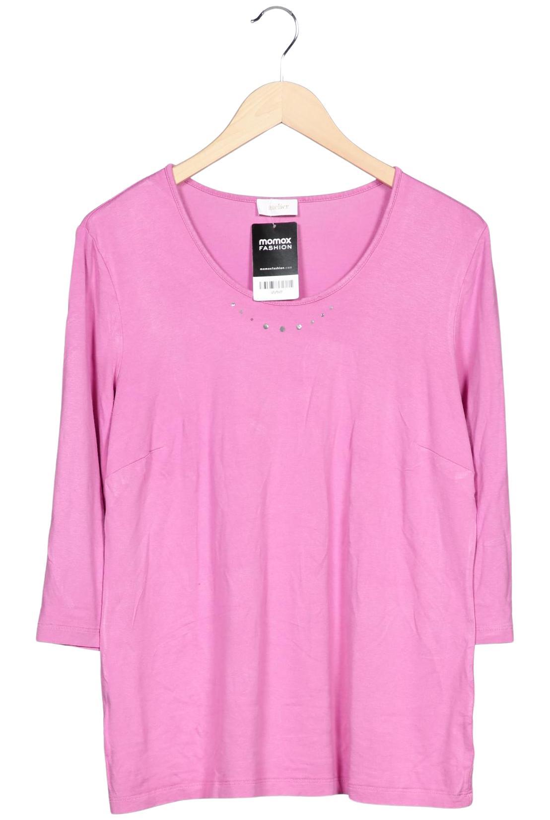 

Atelier Goldner Schnitt Damen Langarmshirt, pink, Gr. 44
