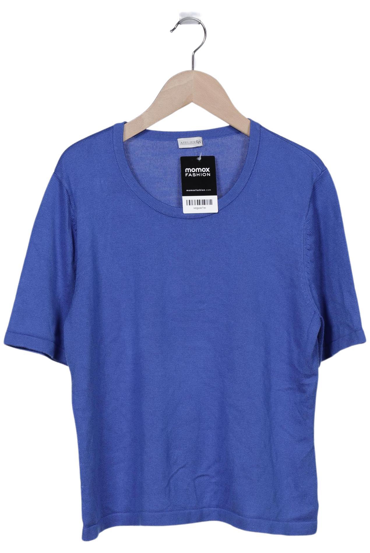 

Atelier Goldner Schnitt Damen Pullover, blau, Gr. 20