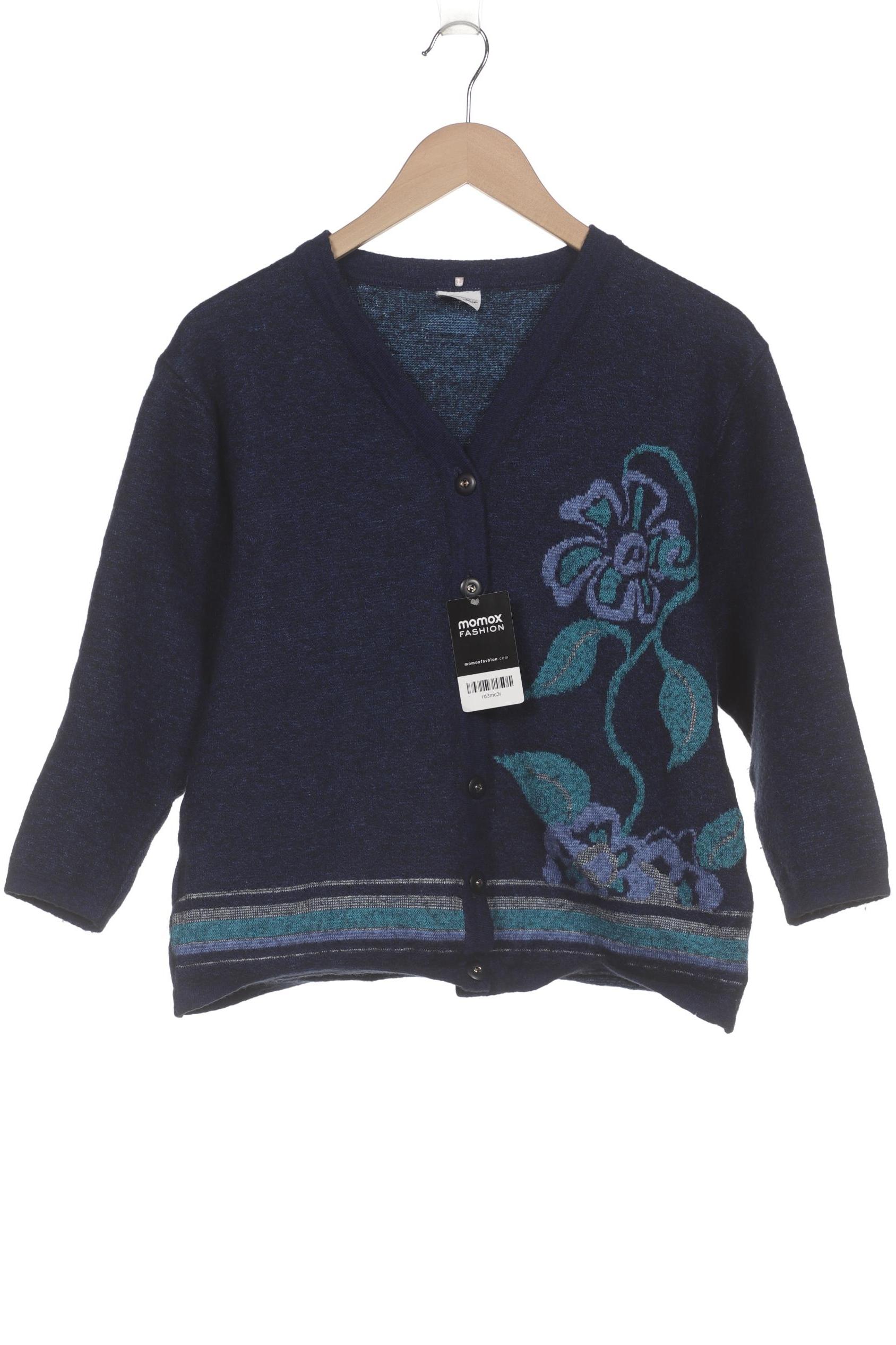 

Atelier Goldner Schnitt Damen Strickjacke, marineblau, Gr. 44