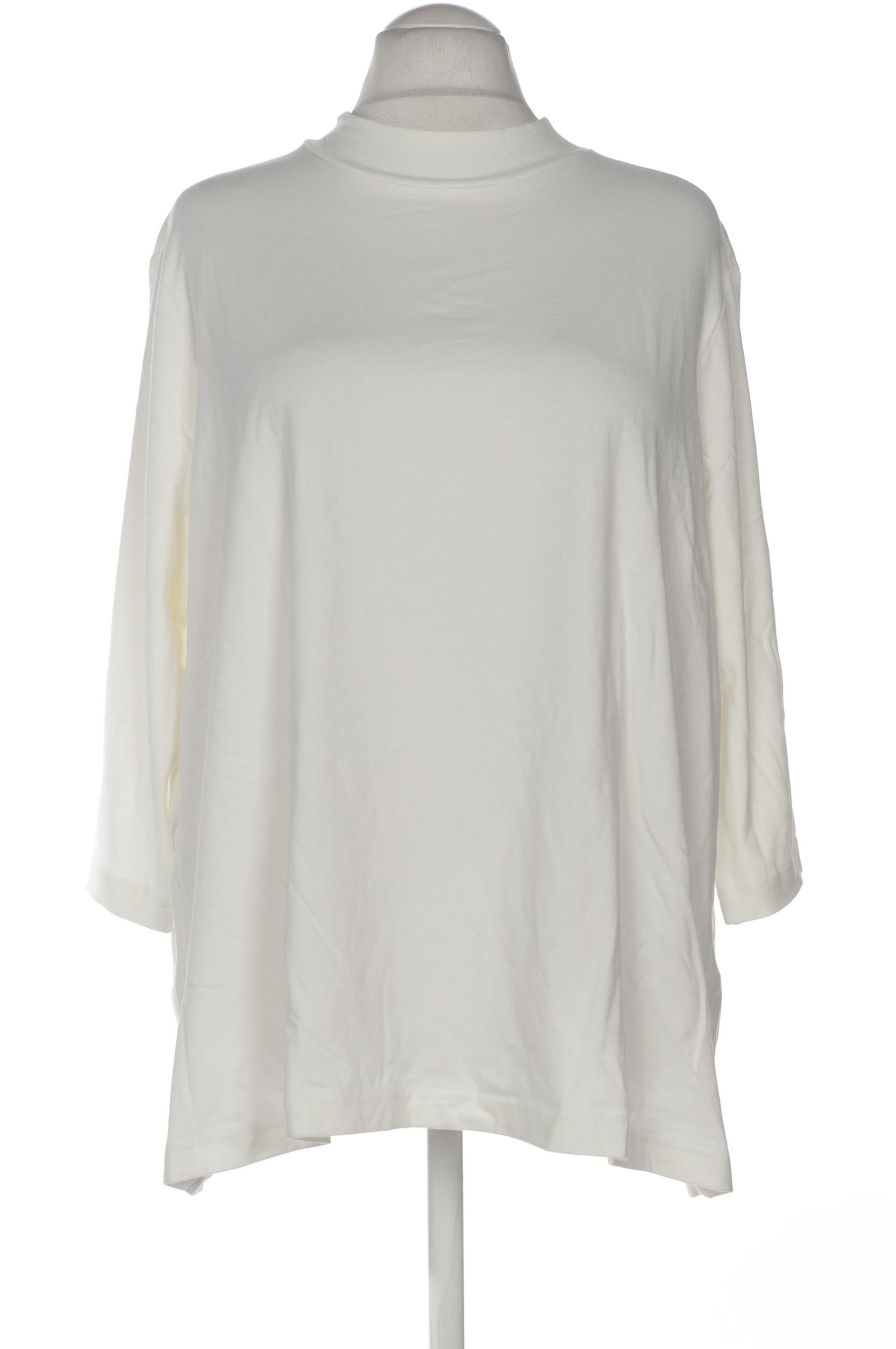 

Atelier Goldner Schnitt Damen Langarmshirt, weiß, Gr. 54