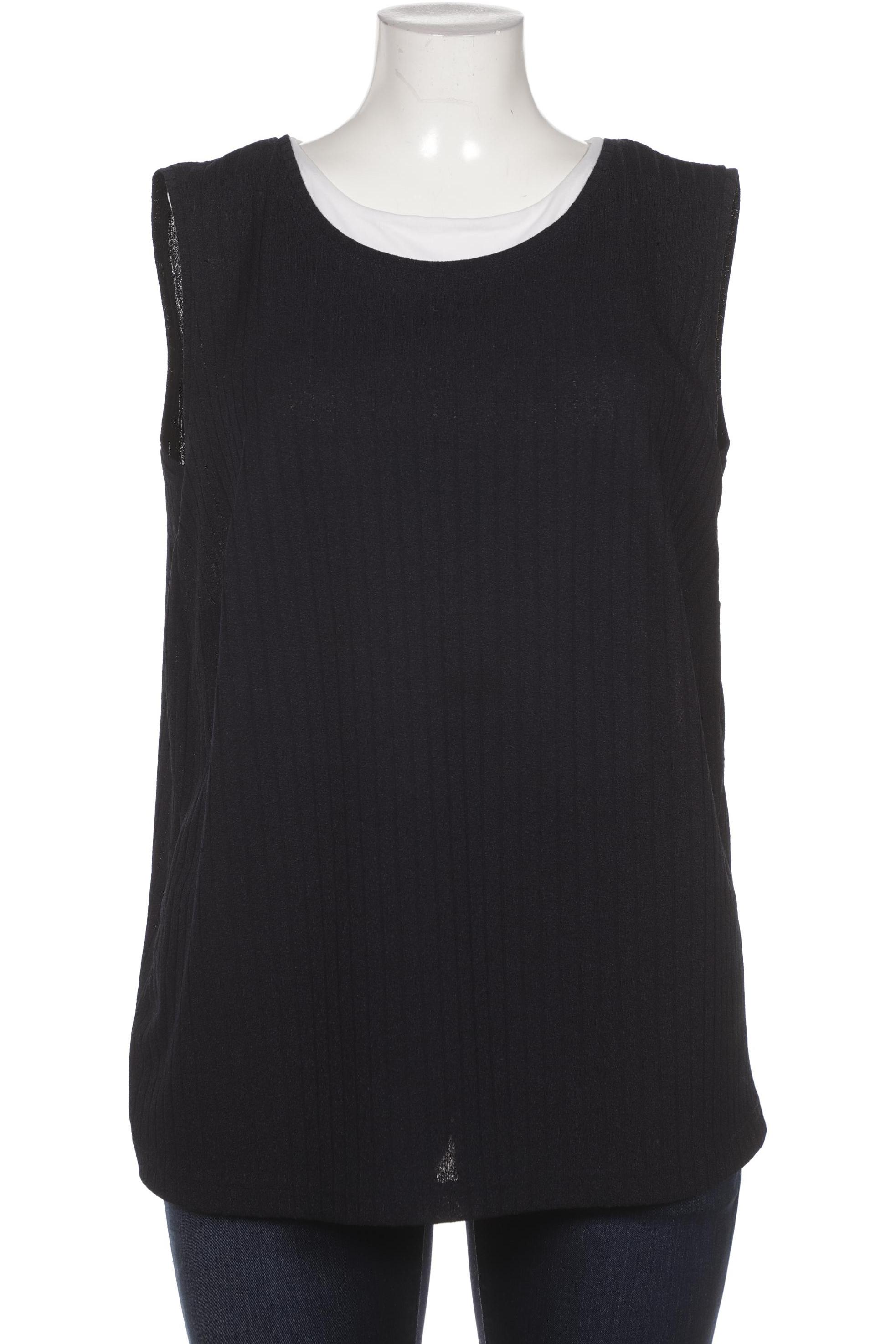 

Atelier Goldner Schnitt Damen Top, marineblau