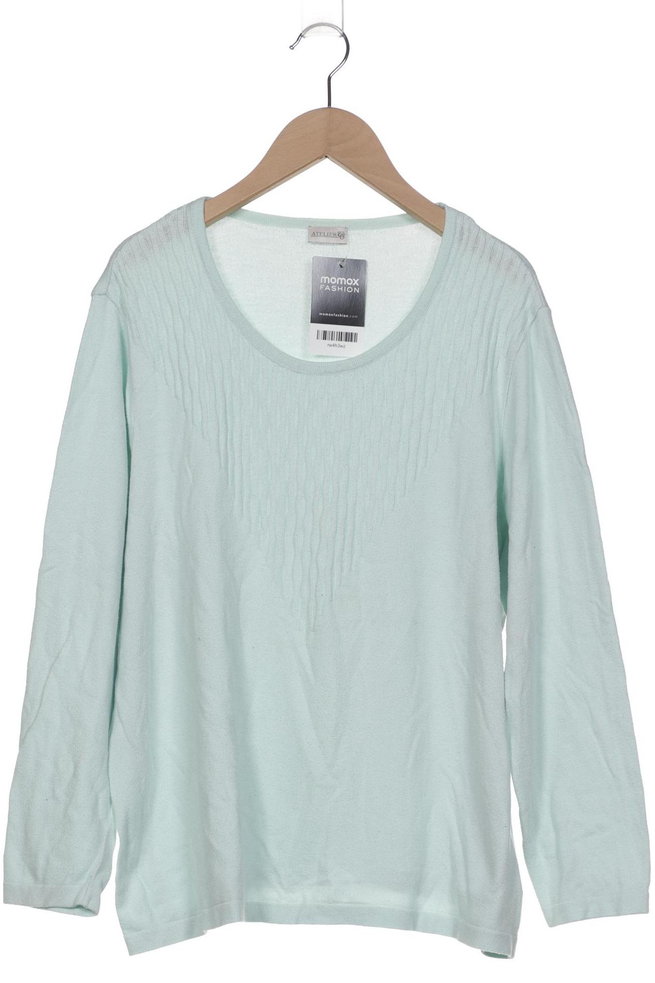 

Atelier Goldner Schnitt Damen Pullover, hellgrün, Gr. 46